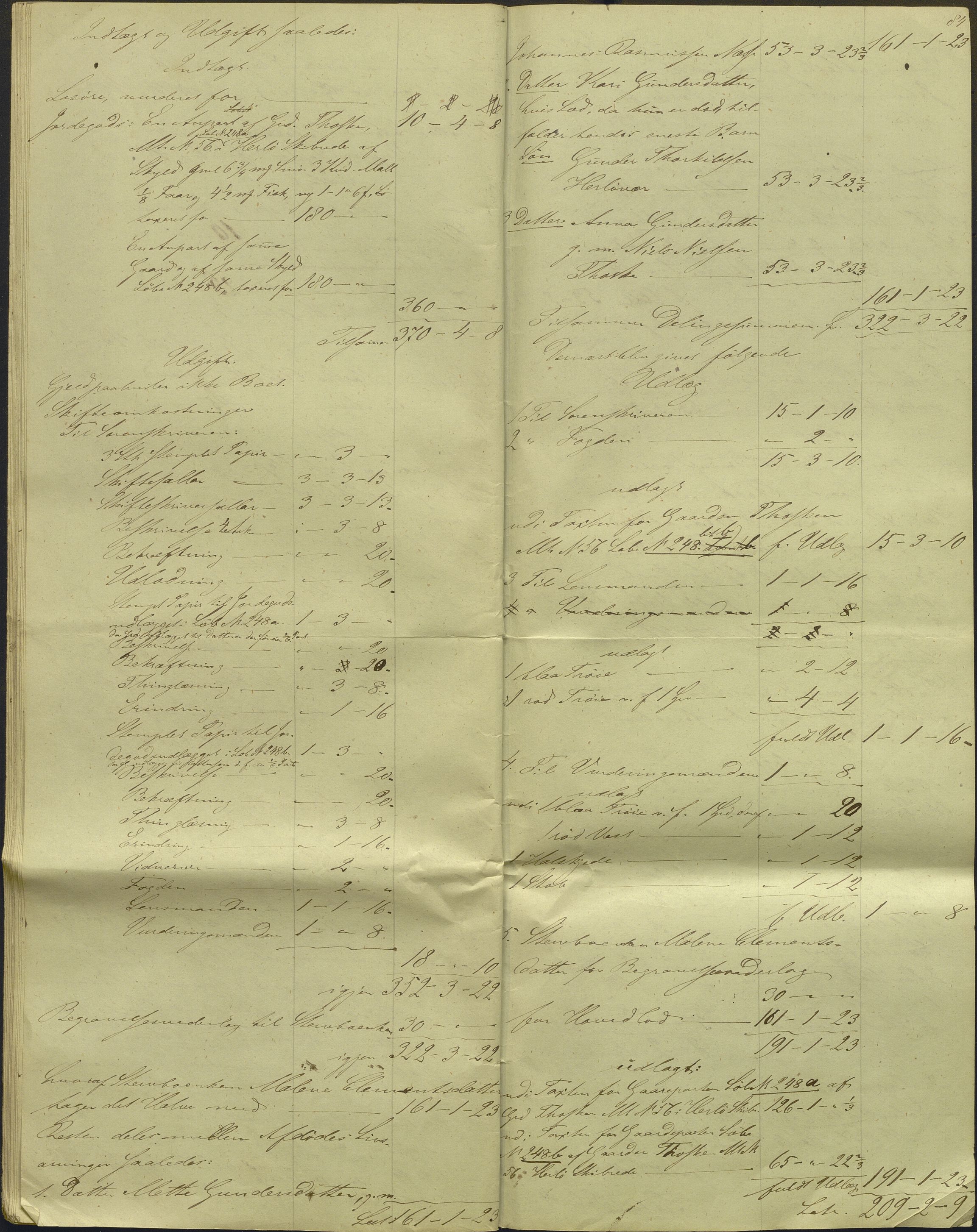 Nordhordland sorenskrivar, AV/SAB-A-2901/1/H/Hd/Hdb/L0001: Konsept til utlodningar, 1850-1852, s. 96