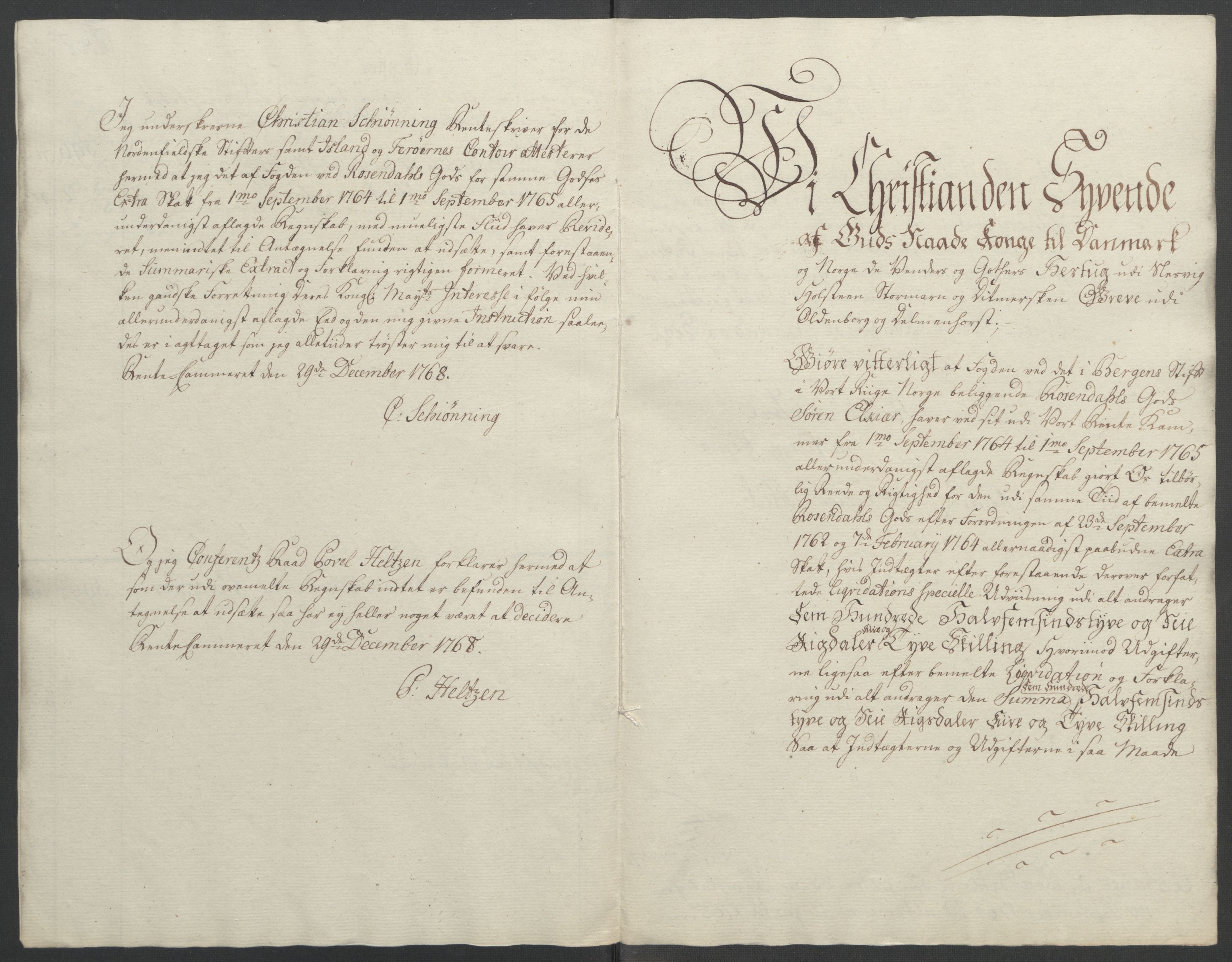 Rentekammeret inntil 1814, Reviderte regnskaper, Fogderegnskap, RA/EA-4092/R49/L3157: Ekstraskatten Rosendal Baroni, 1762-1772, s. 120