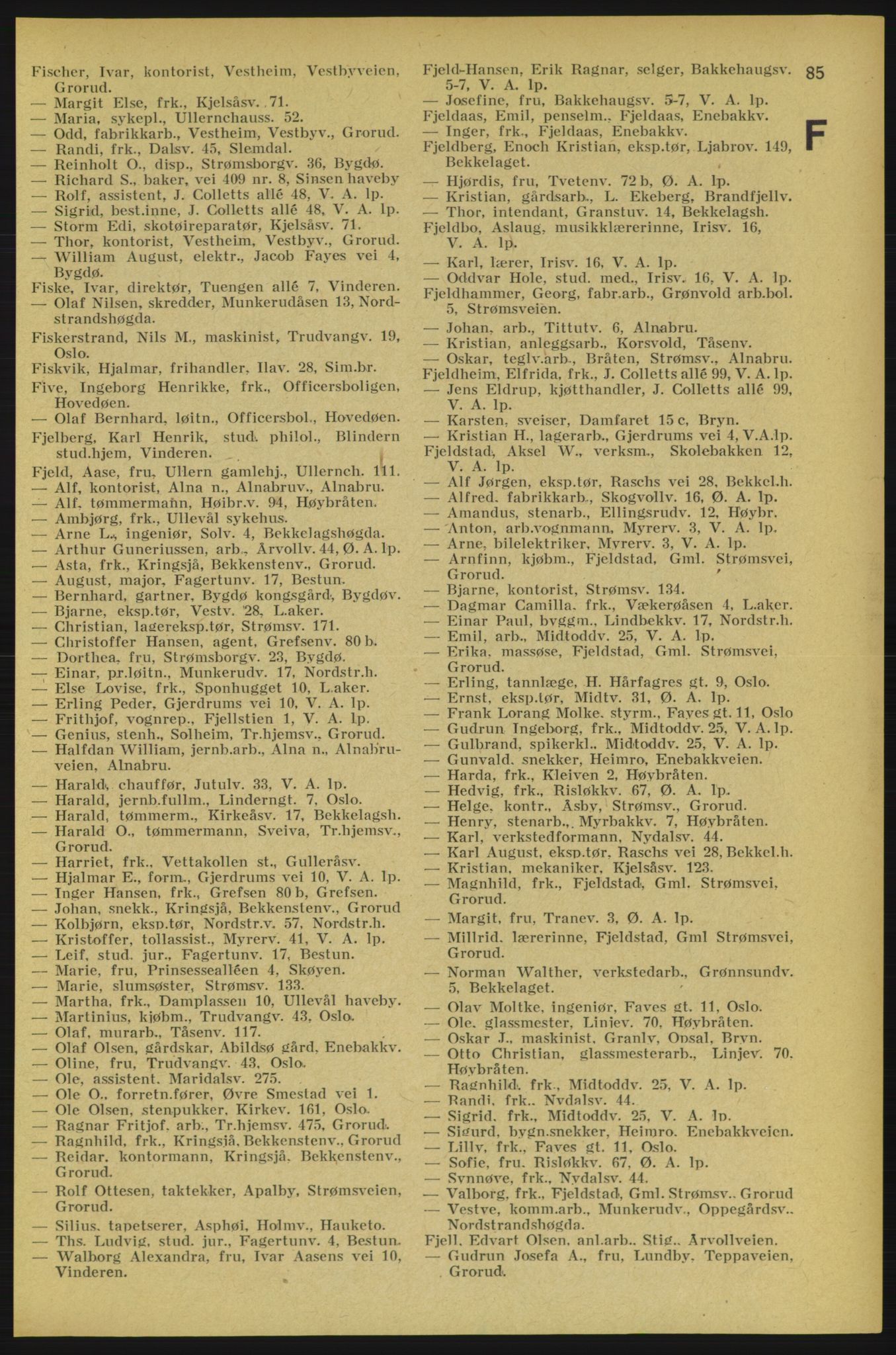 Aker adressebok/adressekalender, PUBL/001/A/005: Aker adressebok, 1934-1935, s. 85