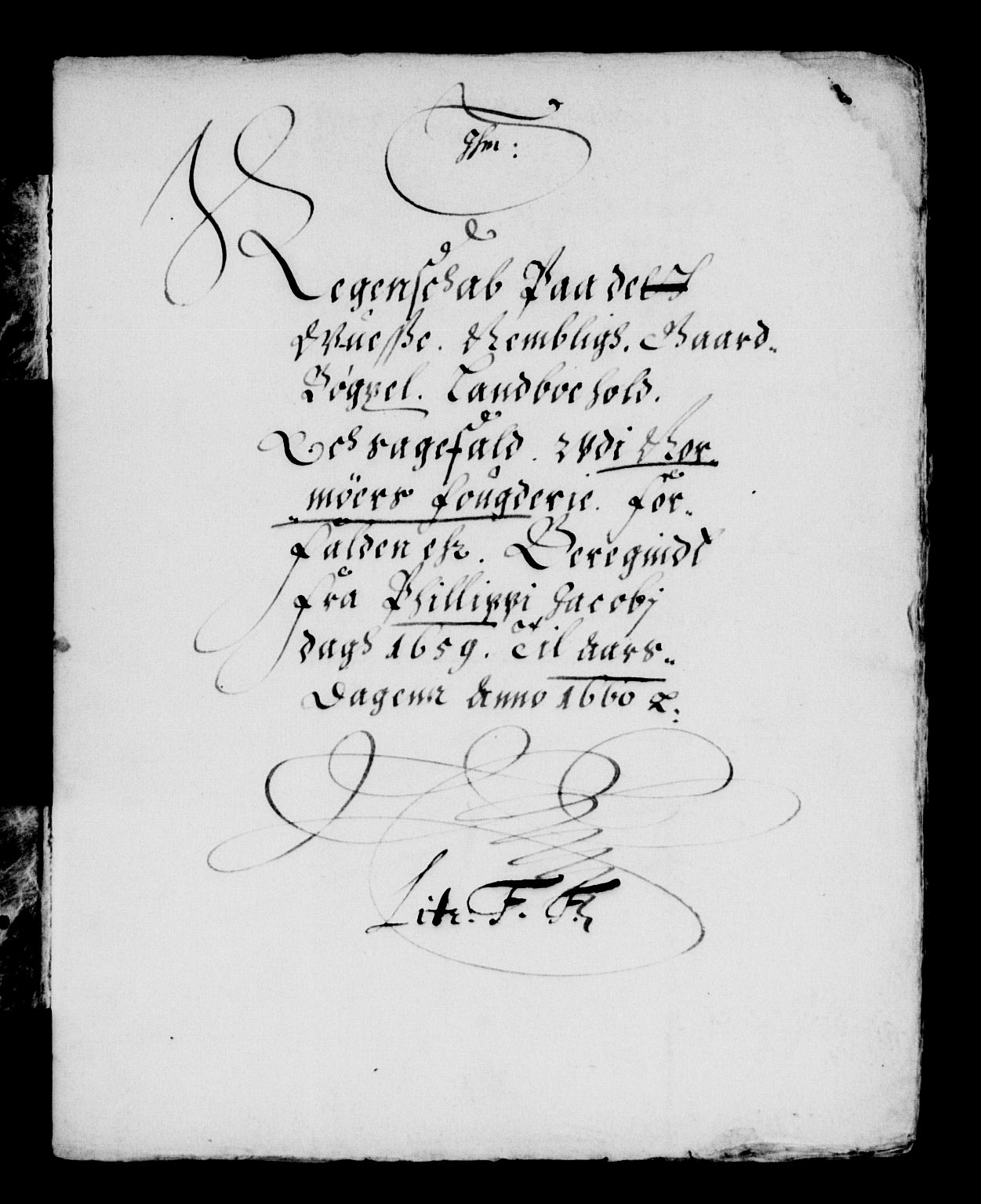 Rentekammeret inntil 1814, Reviderte regnskaper, Lensregnskaper, AV/RA-EA-5023/R/Rb/Rbw/L0140: Trondheim len, 1659-1660