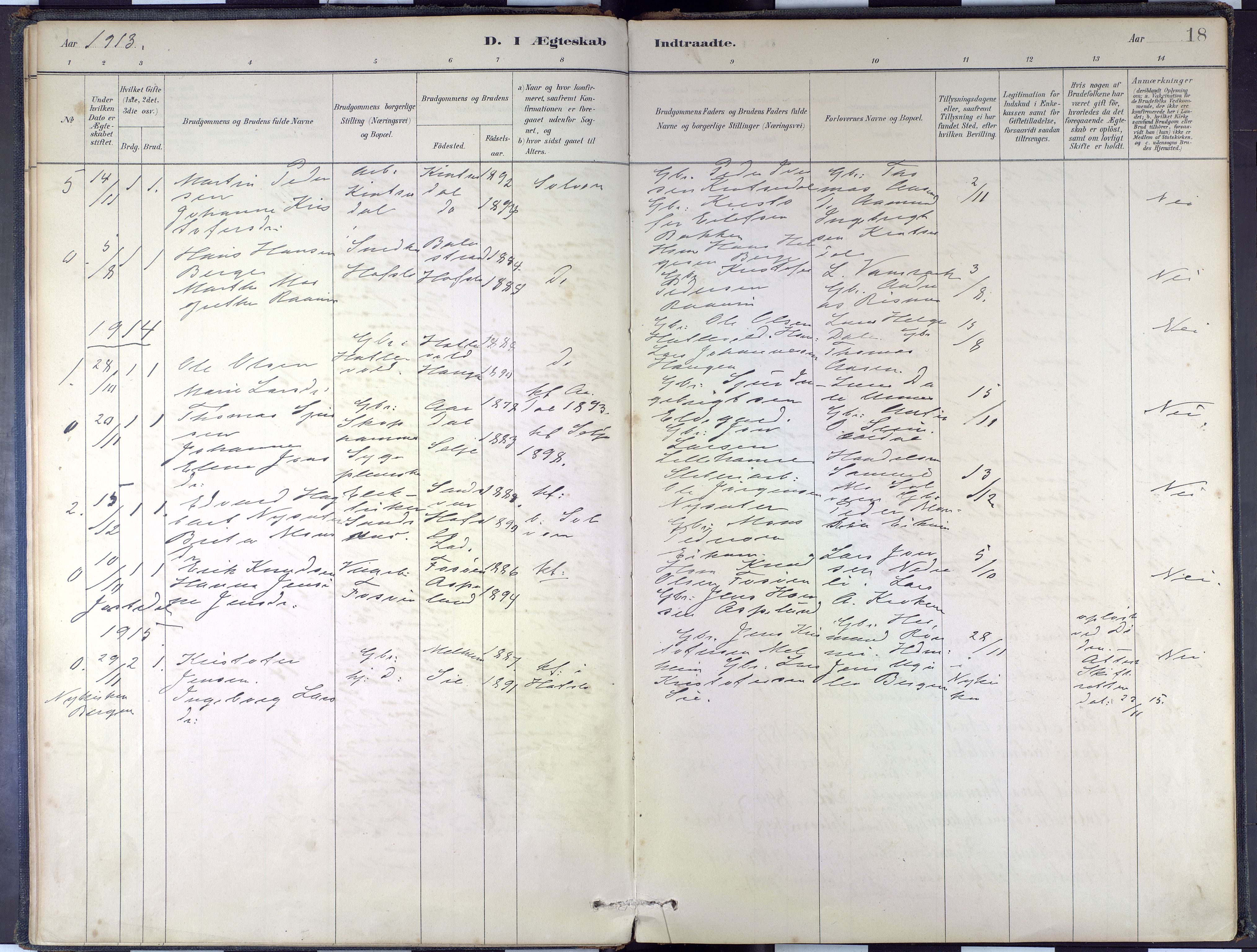 Hafslo sokneprestembete, AV/SAB-A-80301/H/Haa/Haac/L0003: Ministerialbok nr. C 3, 1881-2004, s. 18