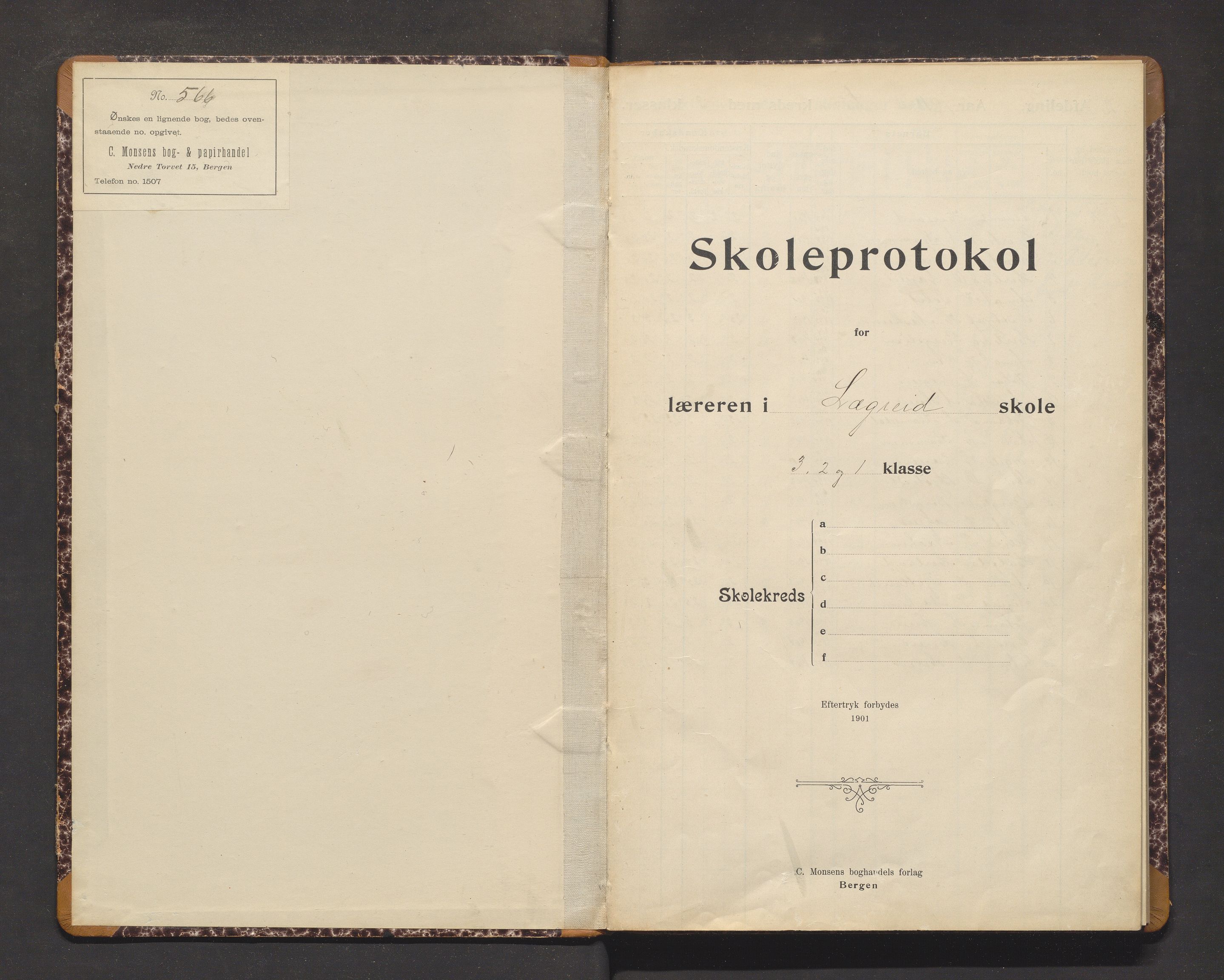 Eidfjord kommune. Barneskulane, IKAH/1232-231/F/Fa/L0008: Skuleprotokoll for Lægreid skule , 1911-1926