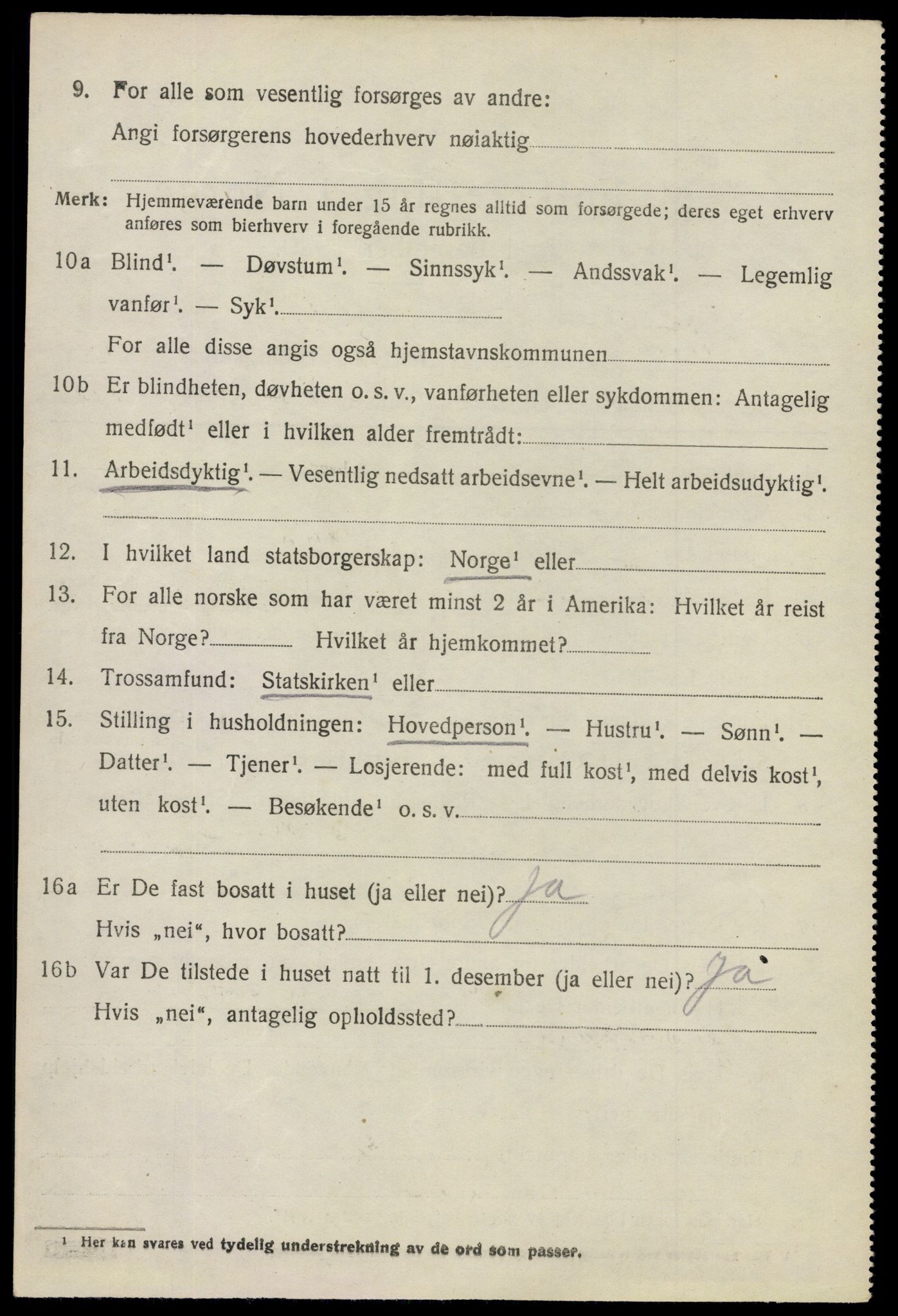 SAO, Folketelling 1920 for 0130 Tune herred, 1920, s. 14199