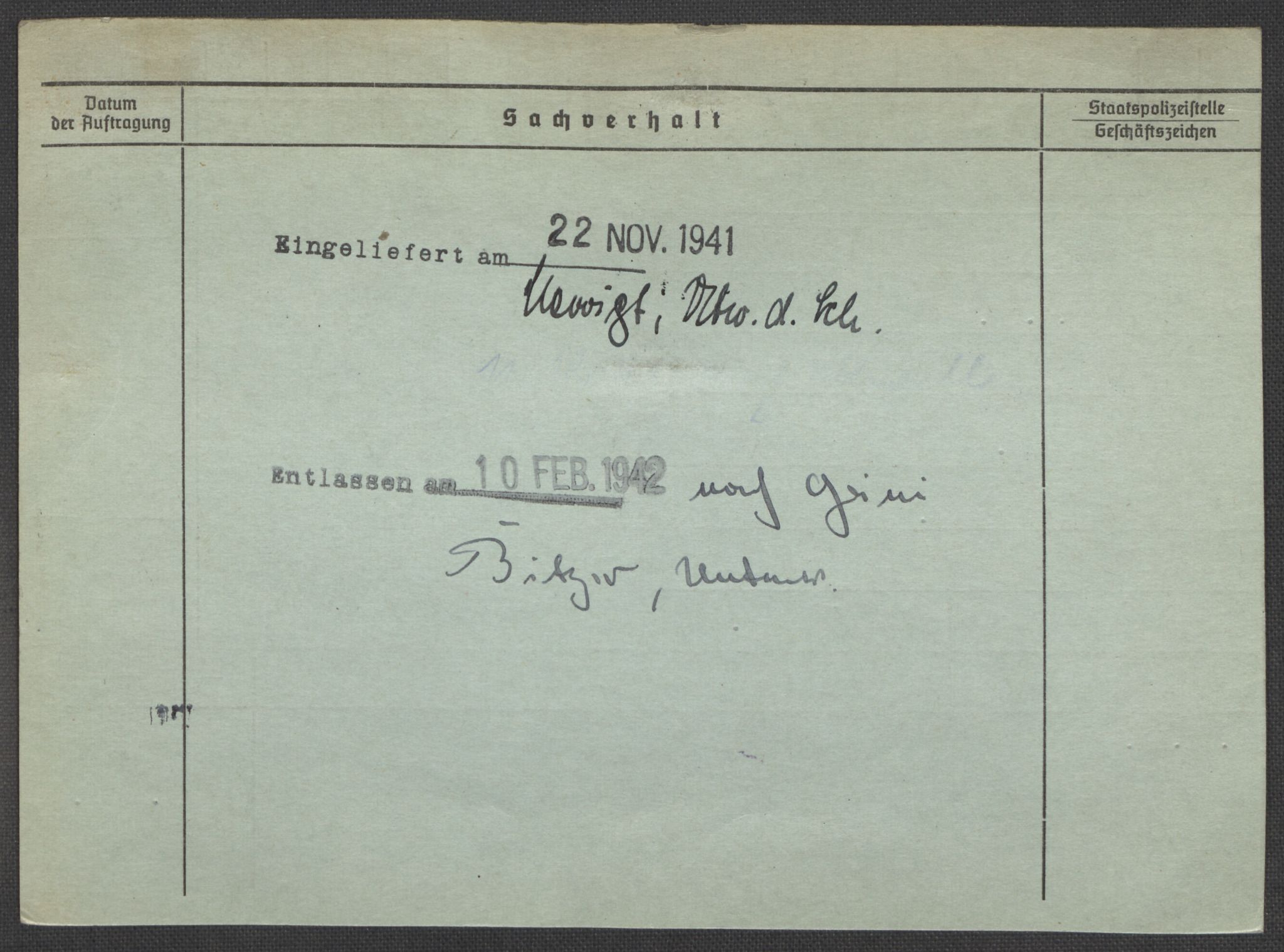 Befehlshaber der Sicherheitspolizei und des SD, RA/RAFA-5969/E/Ea/Eaa/L0004: Register over norske fanger i Møllergata 19: Hal-Hæ, 1940-1945, s. 1456