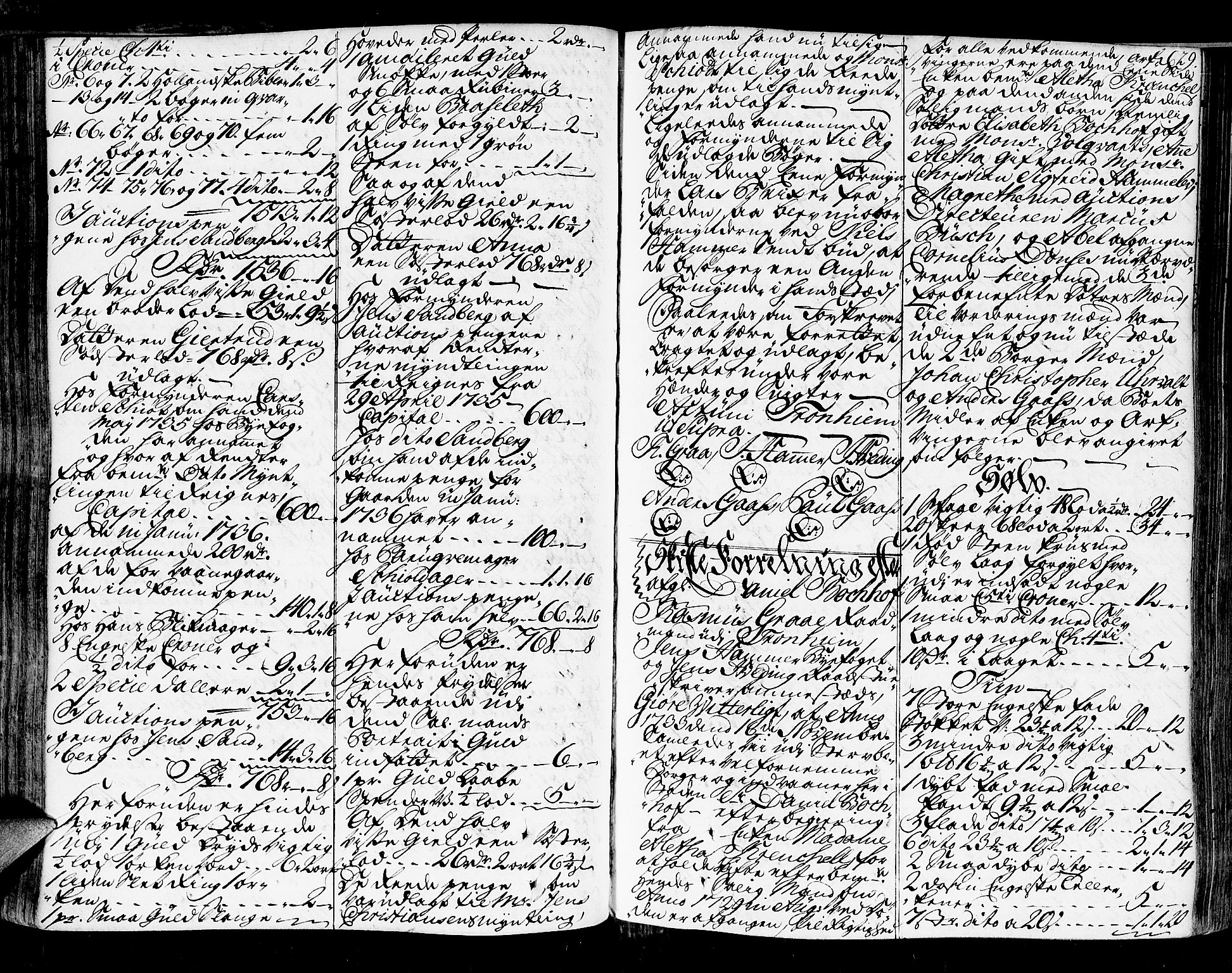 Trondheim byfogd, AV/SAT-A-0003/1/3/3A/L0012: Skifteprotokoll - gml.nr.11b. U, 1735-1736, s. 628b-629a
