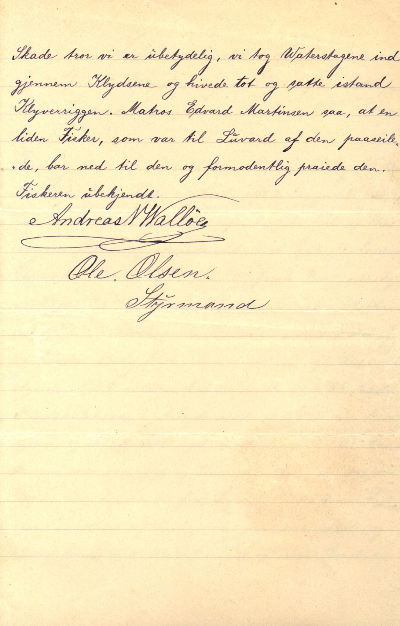 Pa 63 - Østlandske skibsassuranceforening, VEMU/A-1079/G/Ga/L0020/0004: Havaridokumenter / Windsor, Thirza, Treport, 1887, s. 9