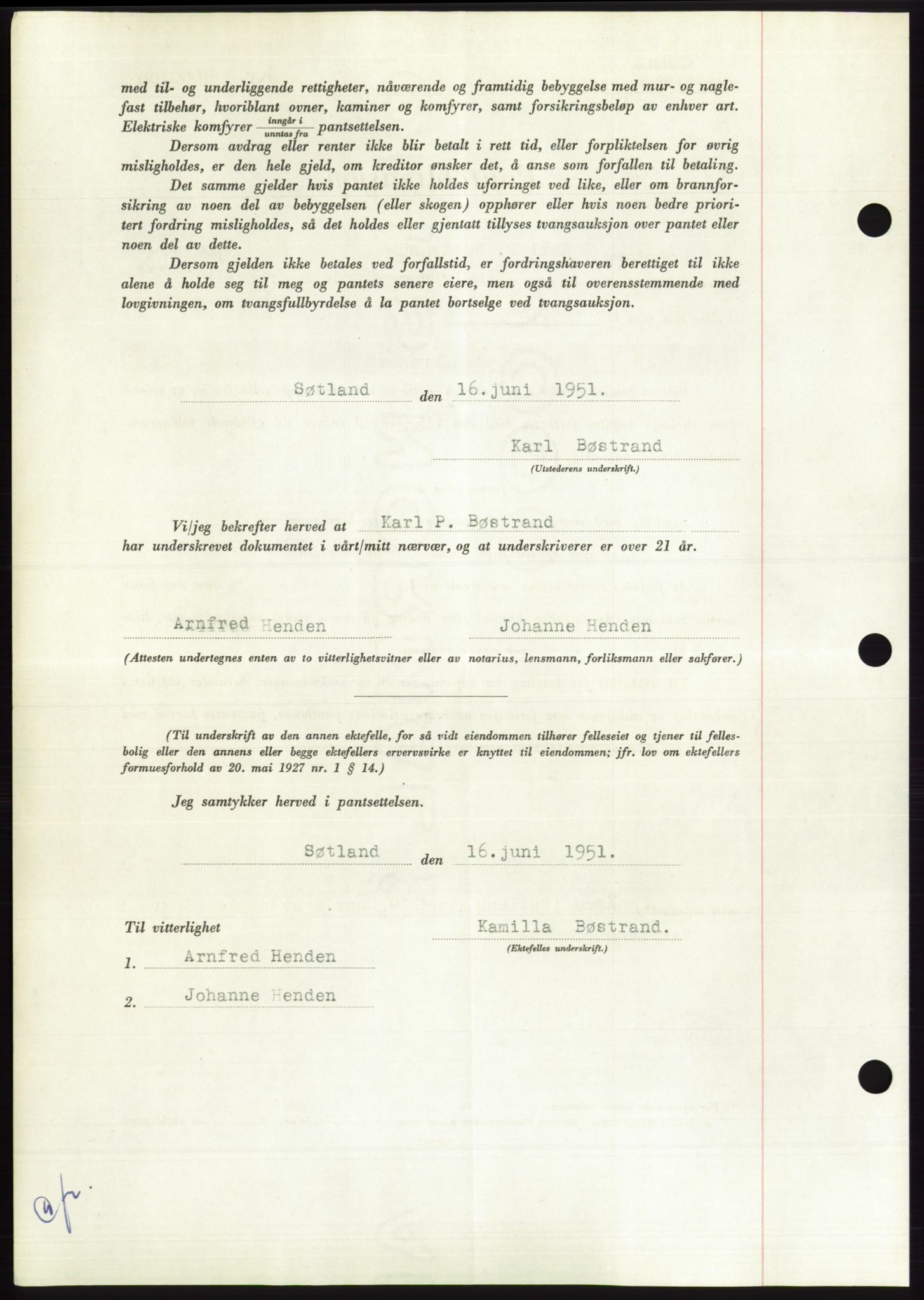 Søre Sunnmøre sorenskriveri, AV/SAT-A-4122/1/2/2C/L0120: Pantebok nr. 8B, 1951-1951, Dagboknr: 1208/1951