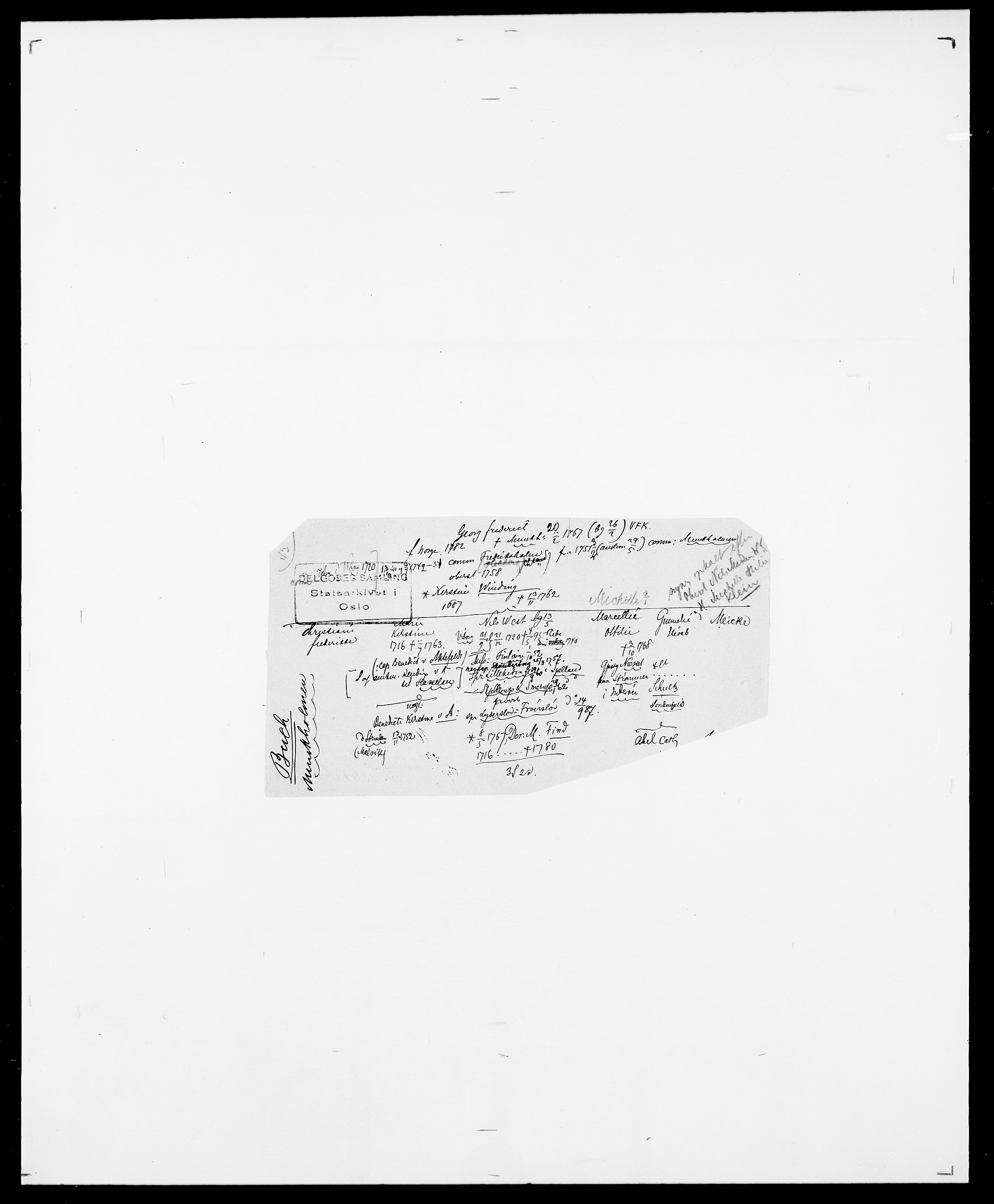 Delgobe, Charles Antoine - samling, AV/SAO-PAO-0038/D/Da/L0007: Buaas - Caphengst, s. 15
