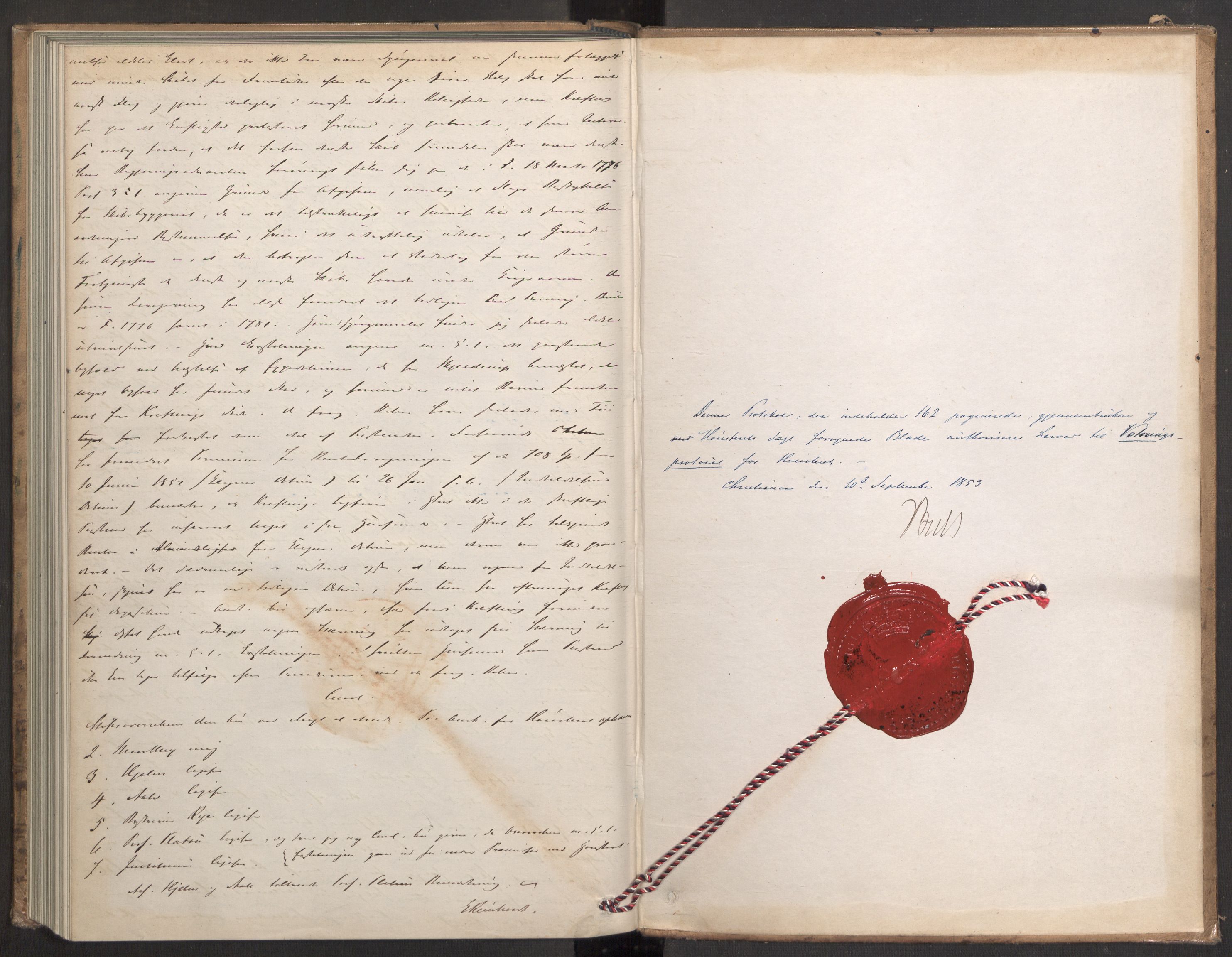 Høyesterett, AV/RA-S-1002/E/Eb/Ebb/L0046/0002: Voteringsprotokoller / Voteringsprotokoll, 1853-1854, s. 162b