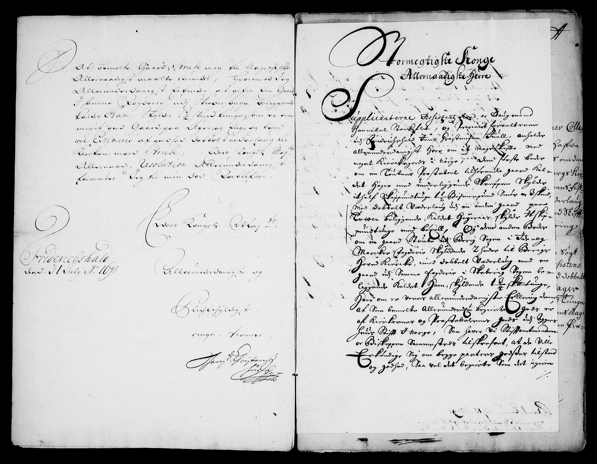 Rentekammeret inntil 1814, Realistisk ordnet avdeling, RA/EA-4070/On/L0013: [Jj 14]: Forskjellige dokumenter om krongodset i Norge, 1672-1722, s. 350