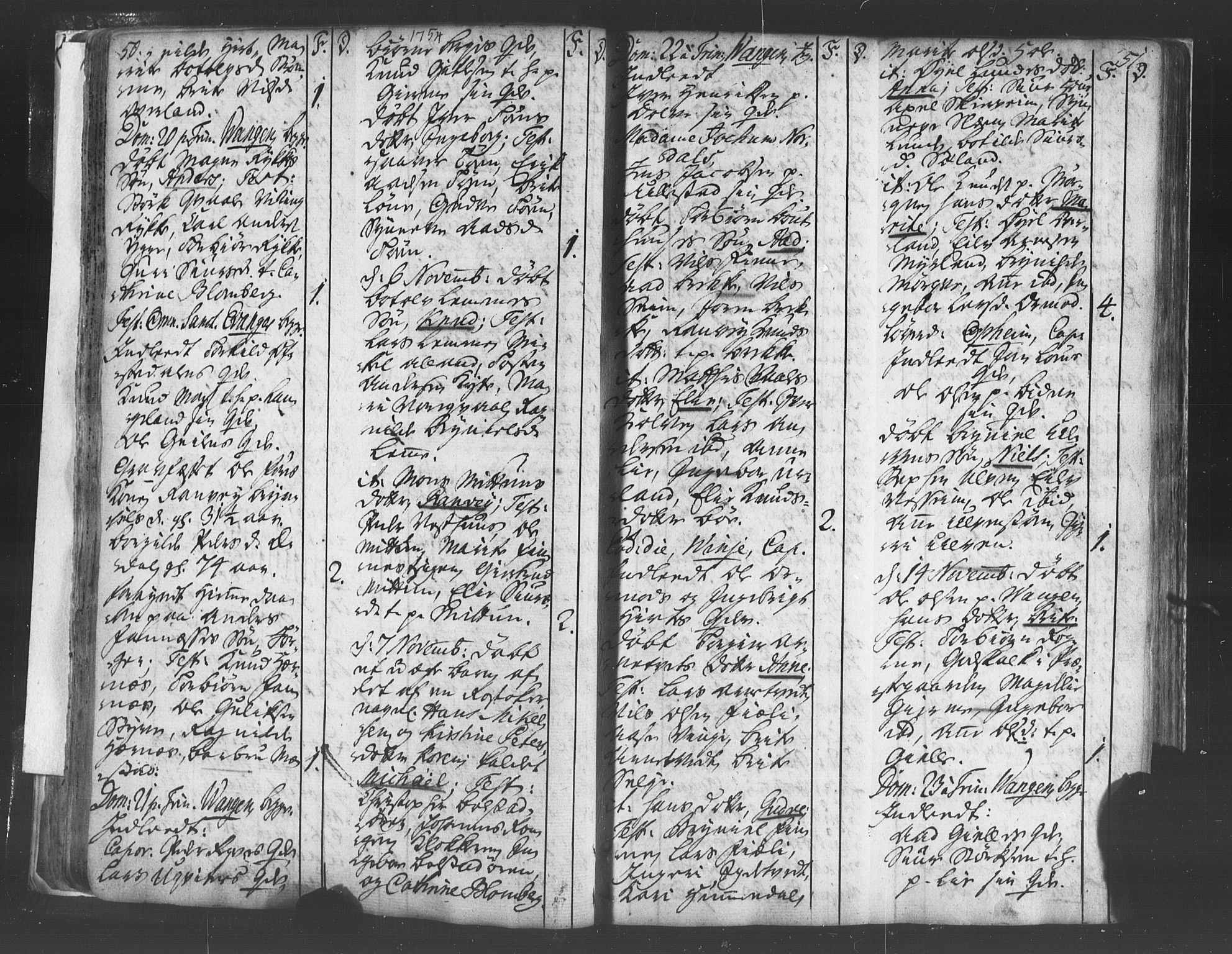 Voss sokneprestembete, SAB/A-79001/H/Haa: Ministerialbok nr. A 8, 1752-1780, s. 50-51