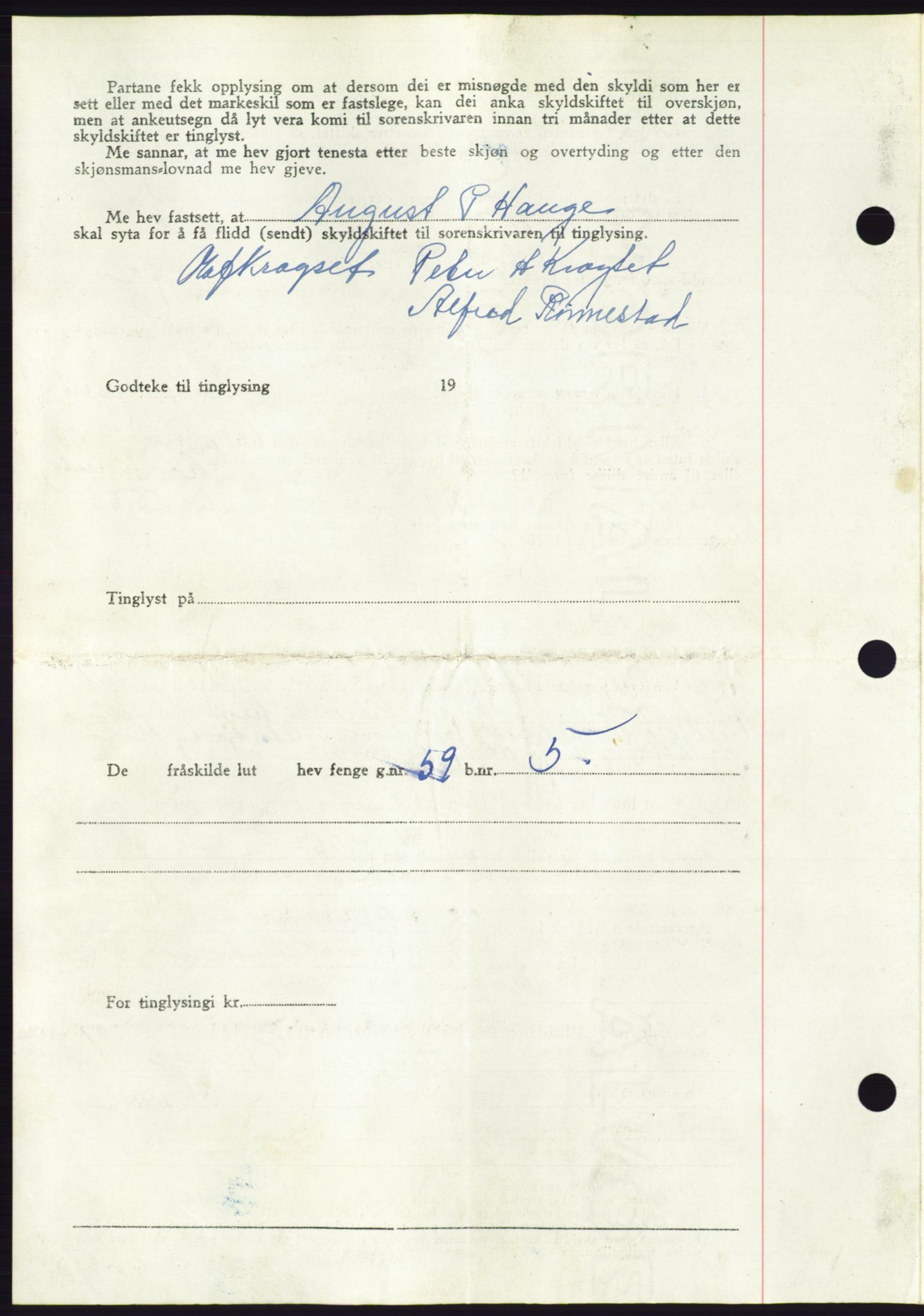 Søre Sunnmøre sorenskriveri, SAT/A-4122/1/2/2C/L0087: Pantebok nr. 13A, 1950-1950, Dagboknr: 1638/1950