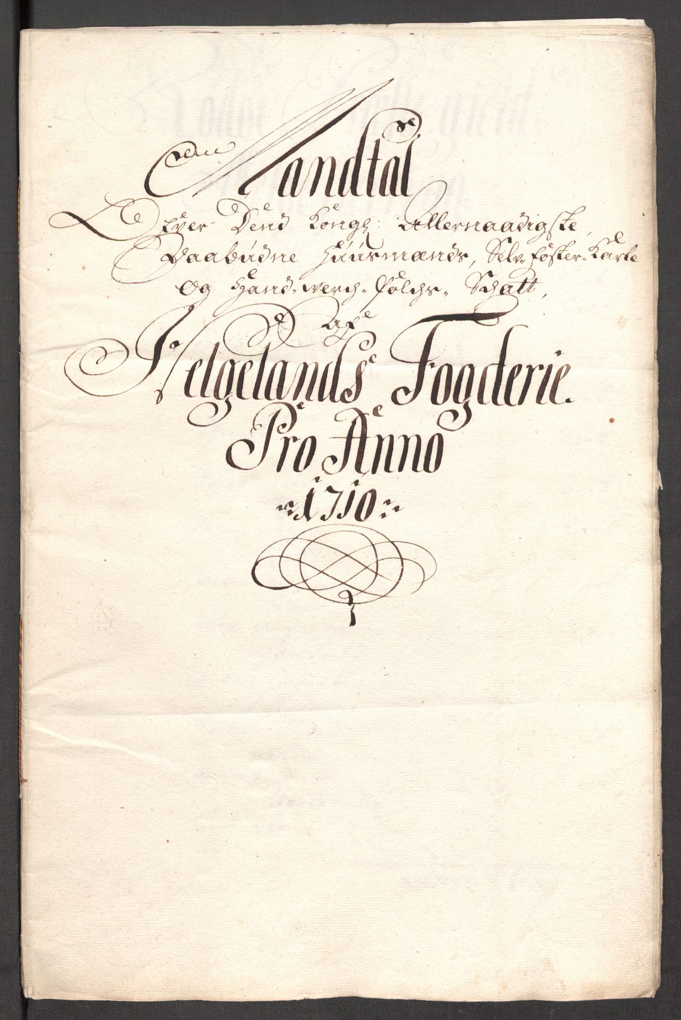 Rentekammeret inntil 1814, Reviderte regnskaper, Fogderegnskap, RA/EA-4092/R65/L4511: Fogderegnskap Helgeland, 1710-1711, s. 109