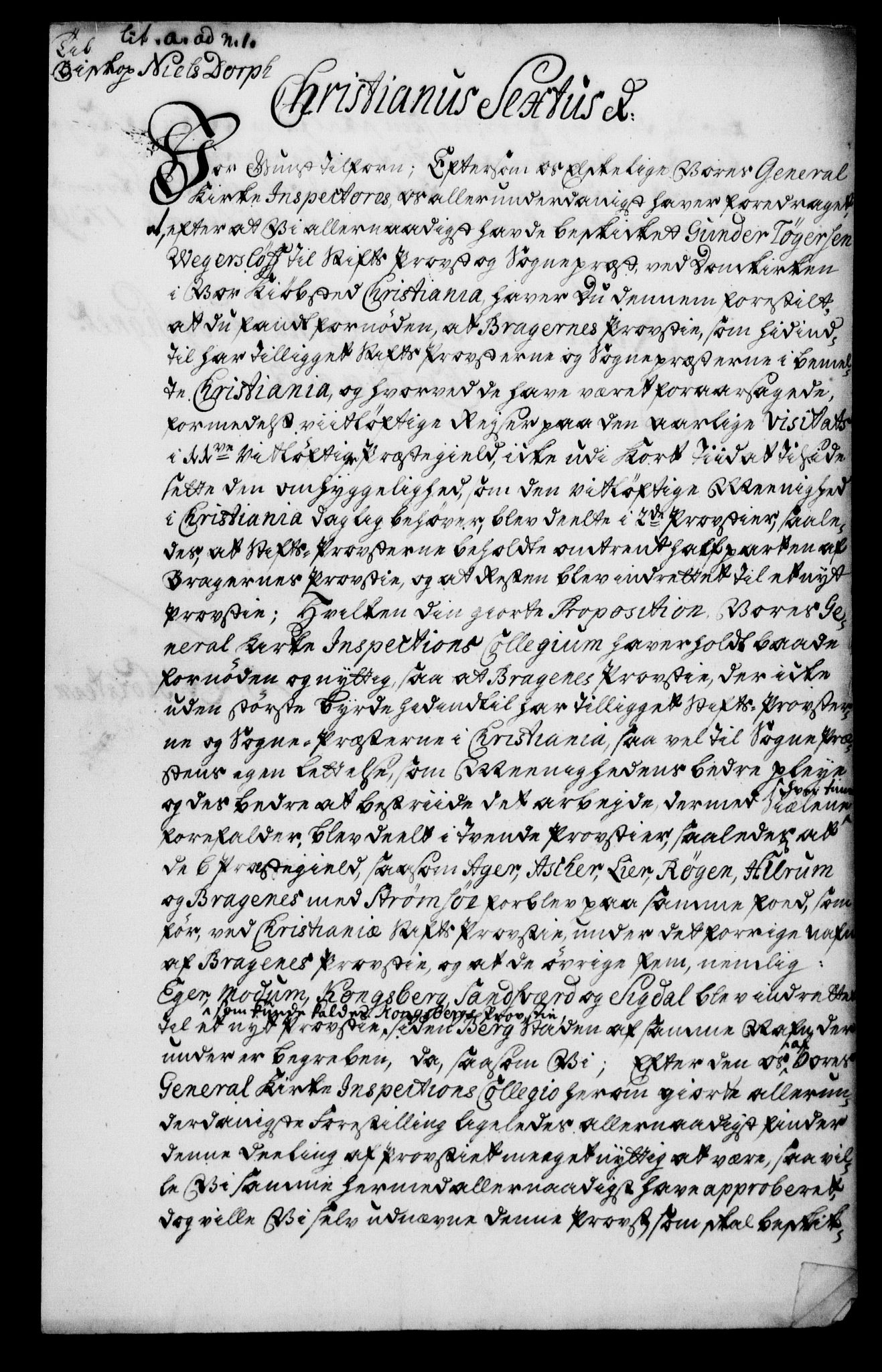 Generalkirkeinspektionskollegiet, DRA/A-0008/F4-06/F4-06-04: Protokollerede indkomne sager, 1740