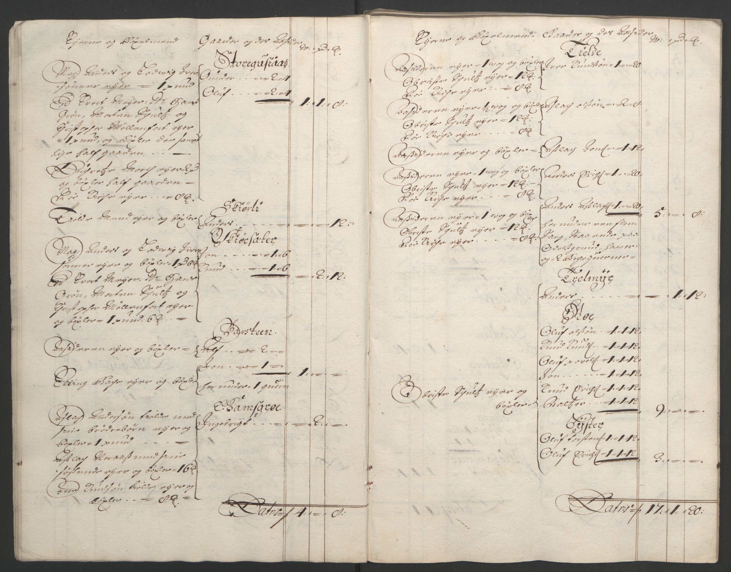 Rentekammeret inntil 1814, Reviderte regnskaper, Fogderegnskap, RA/EA-4092/R55/L3651: Fogderegnskap Romsdal, 1693-1694, s. 183