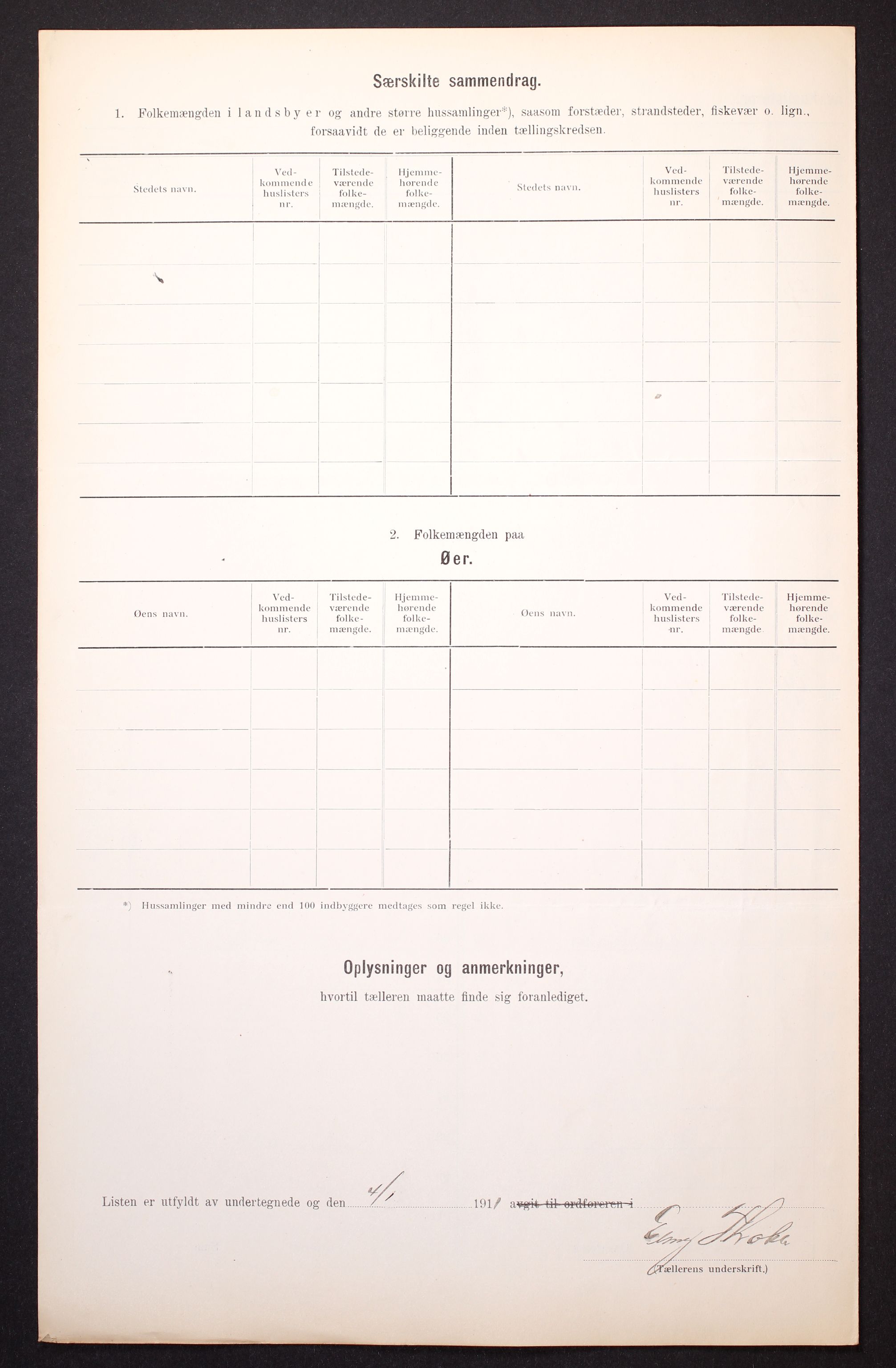 RA, Folketelling 1910 for 1540 Hen herred, 1910, s. 12