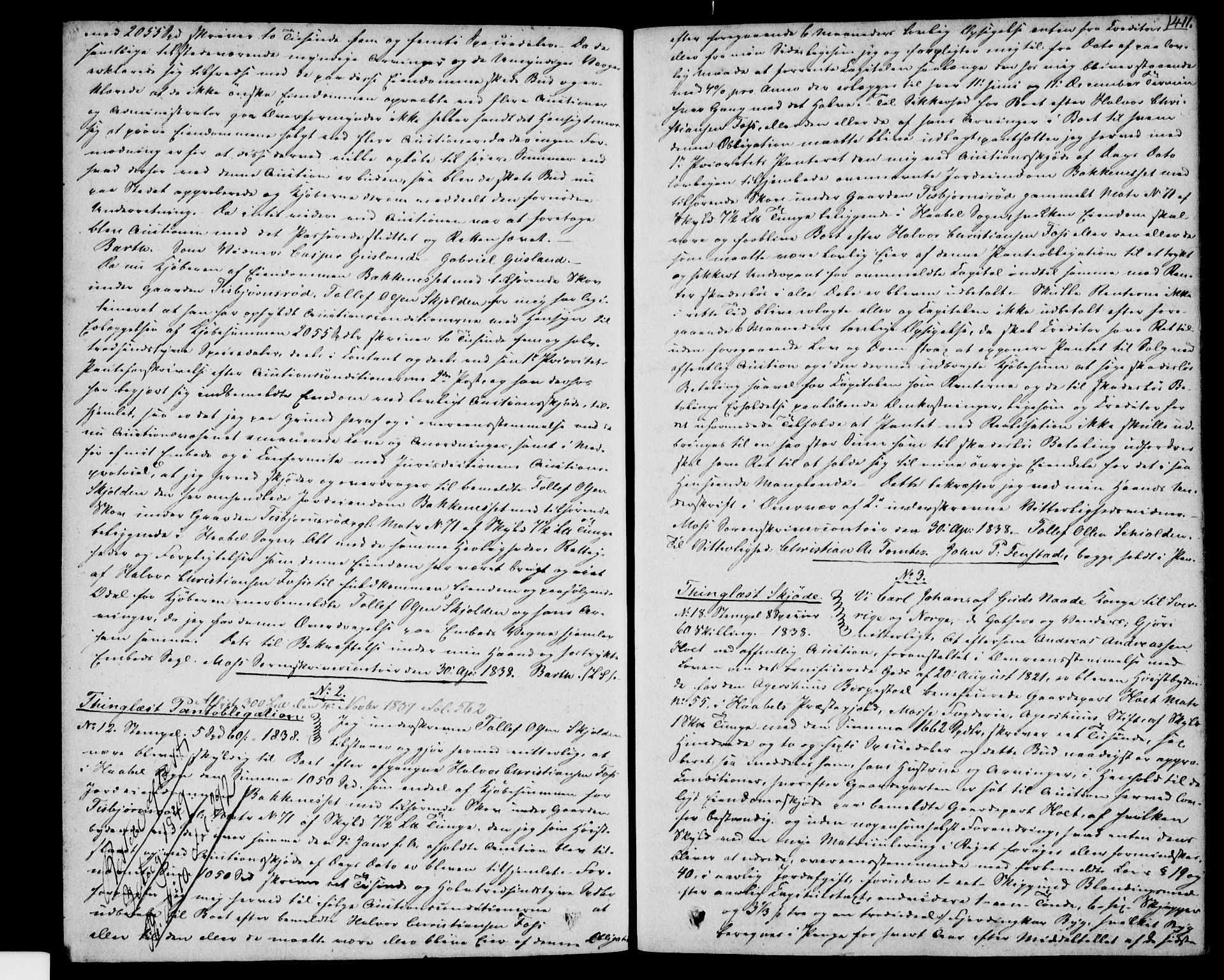 Moss sorenskriveri, AV/SAO-A-10168: Pantebok nr. 8b, 1837-1840, s. 411