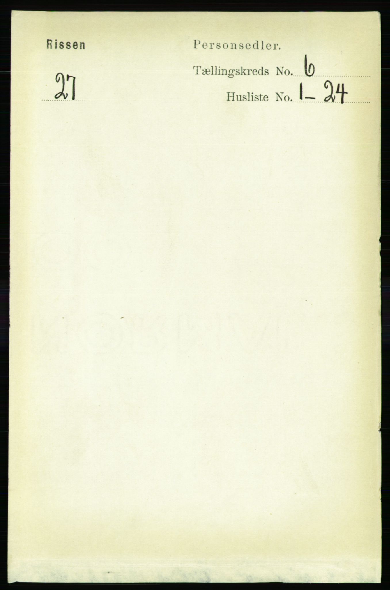 RA, Folketelling 1891 for 1624 Rissa herred, 1891, s. 3301