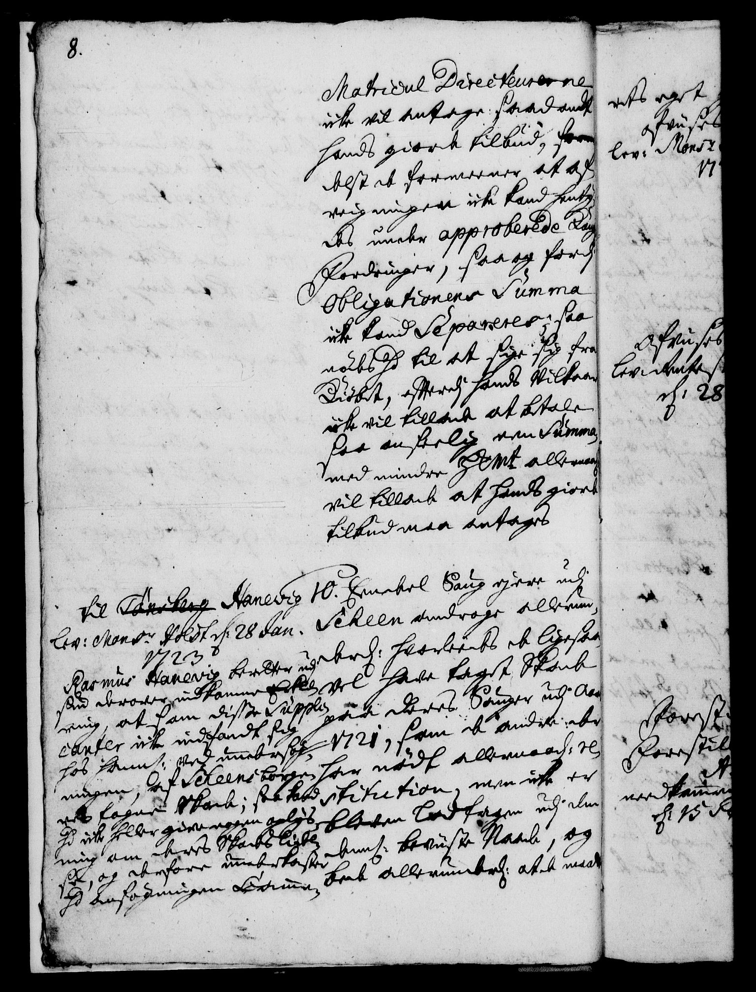 Rentekammeret, Kammerkanselliet, RA/EA-3111/G/Gh/Gha/L0006: Norsk ekstraktmemorialprotokoll (merket RK 53.51), 1723-1724, s. 8