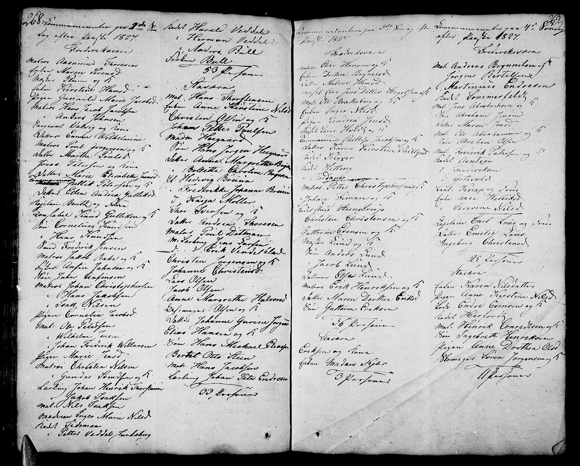 Stavern kirkebøker, AV/SAKO-A-318/F/Fa/L0004: Ministerialbok nr. 4, 1809-1816, s. 268-269
