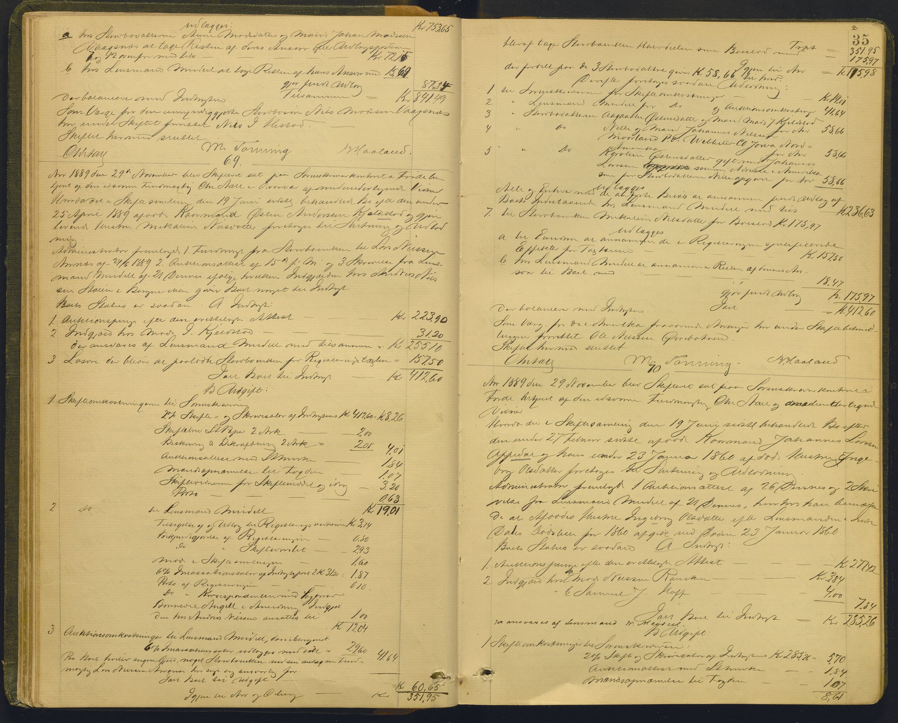 Sunnfjord tingrett, AV/SAB-A-3201/1/H/Hd/L0007: Skifteutlodningsprotokoll, 1889-1894, s. 34b-35a