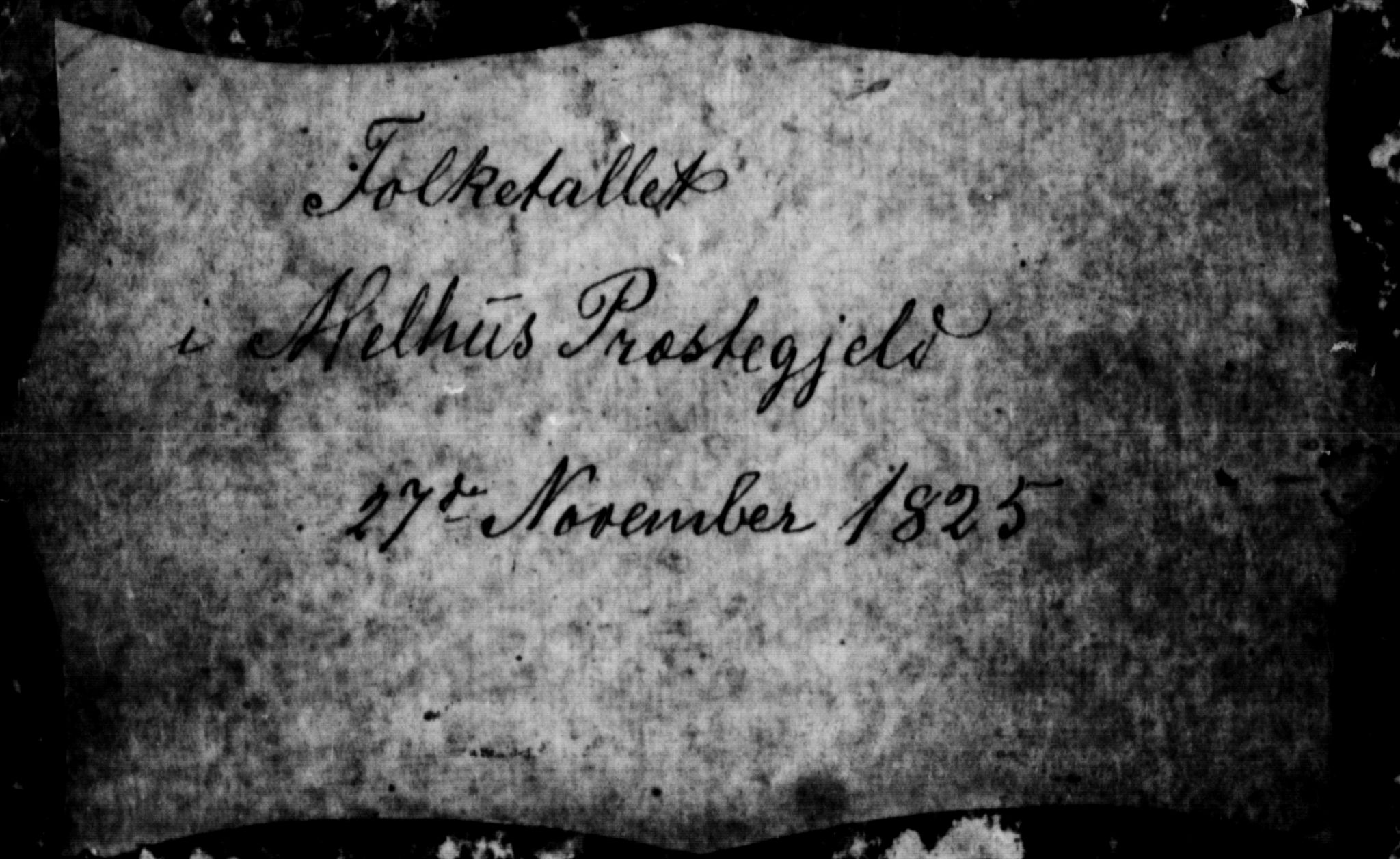 , Folketelling 1825 for 1653P Melhus prestegjeld, 1825, s. 1