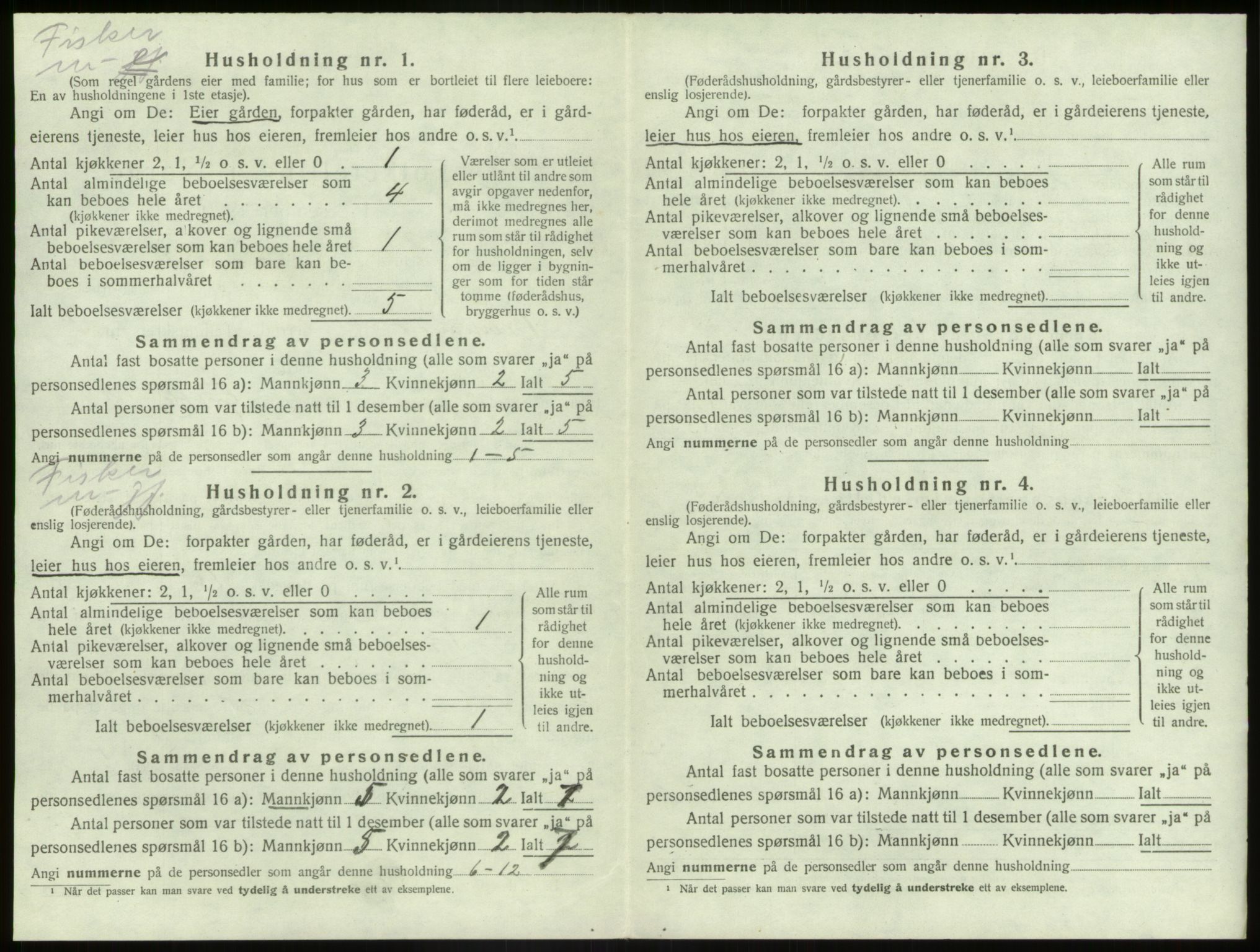 SAB, Folketelling 1920 for 1438 Bremanger herred, 1920, s. 270