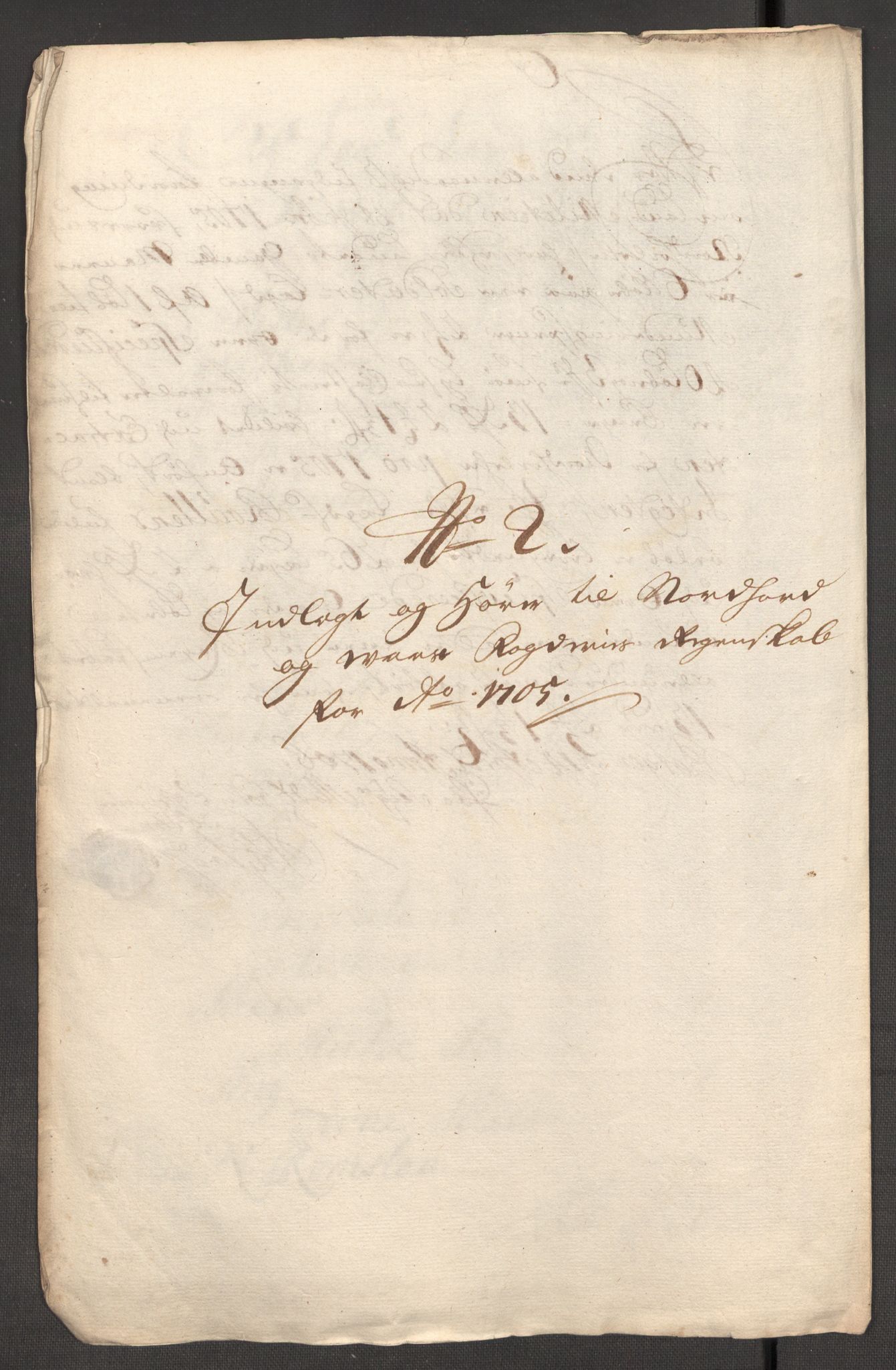 Rentekammeret inntil 1814, Reviderte regnskaper, Fogderegnskap, AV/RA-EA-4092/R51/L3187: Fogderegnskap Nordhordland og Voss, 1704-1705, s. 234