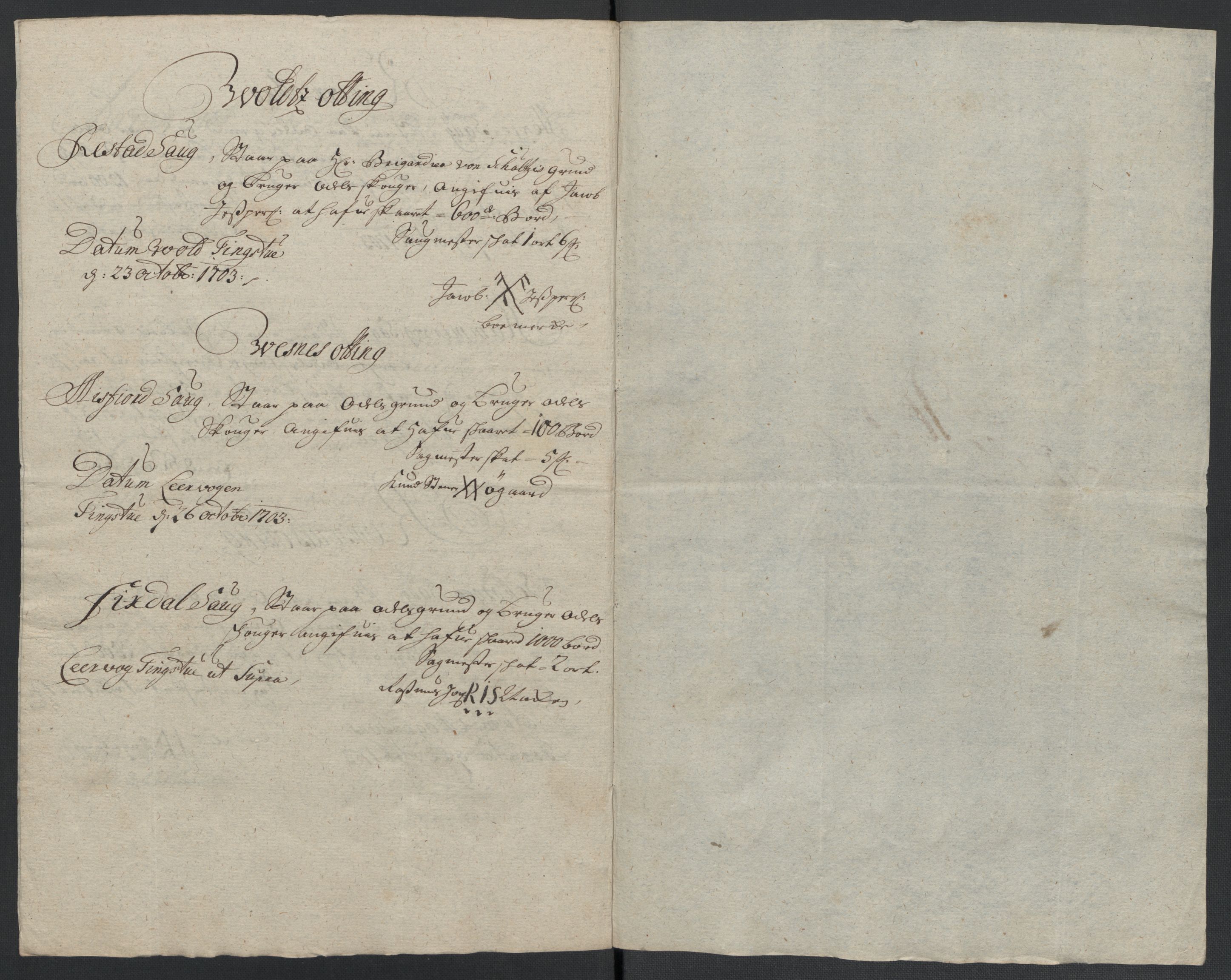 Rentekammeret inntil 1814, Reviderte regnskaper, Fogderegnskap, RA/EA-4092/R55/L3656: Fogderegnskap Romsdal, 1703-1705, s. 78