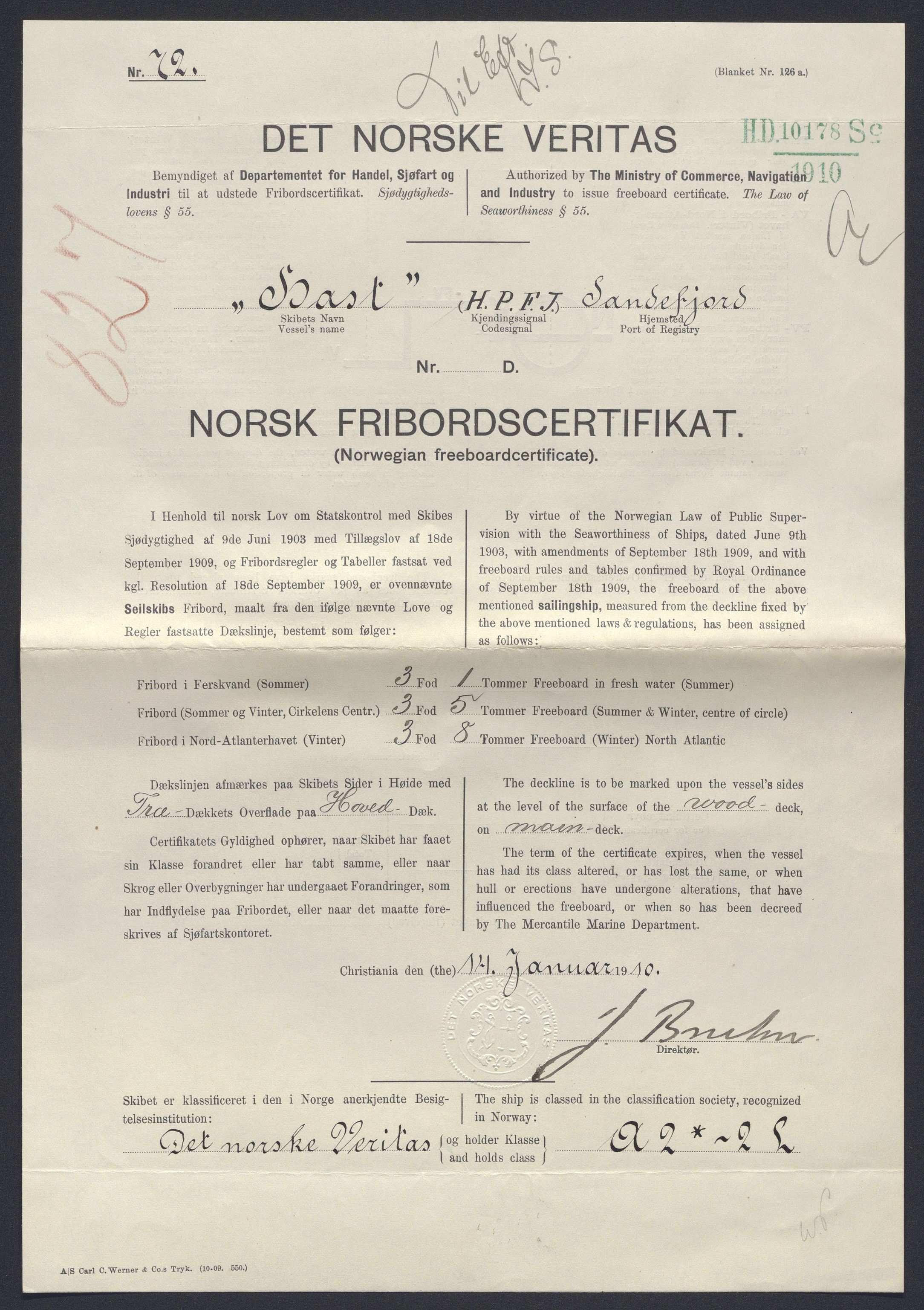 Sjøfartsdirektoratet med forløpere, skipsmapper slettede skip, AV/RA-S-4998/F/Fa/L0466: --, 1868-1926, s. 14