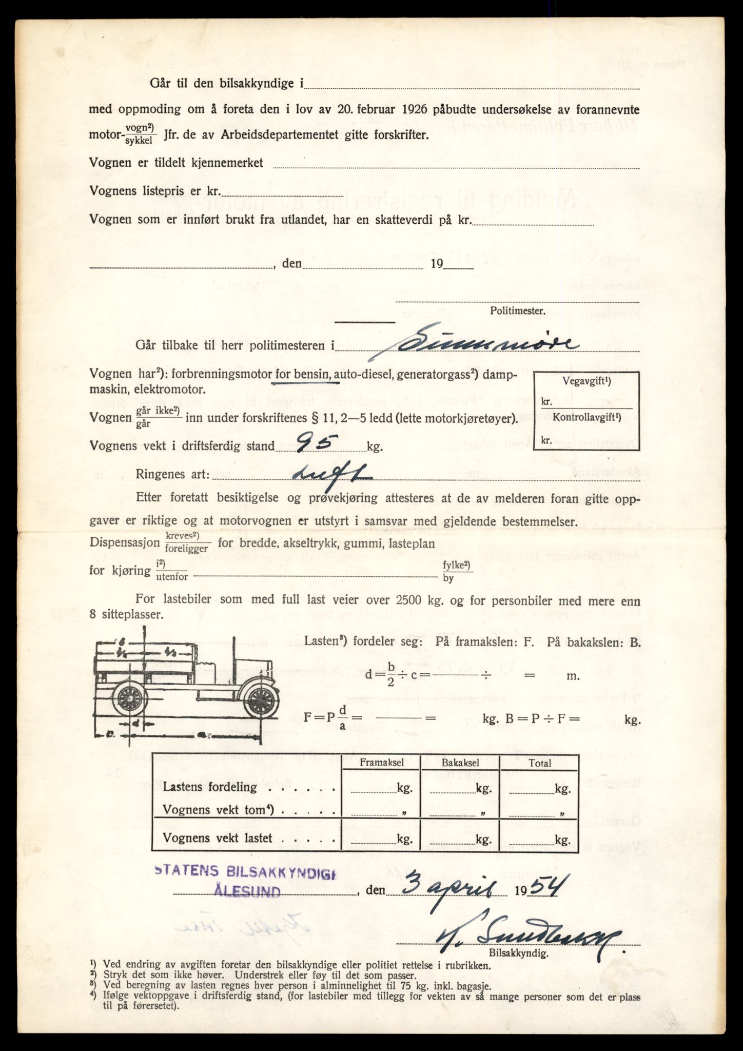 Møre og Romsdal vegkontor - Ålesund trafikkstasjon, AV/SAT-A-4099/F/Fe/L0037: Registreringskort for kjøretøy T 13031 - T 13179, 1927-1998, s. 1461