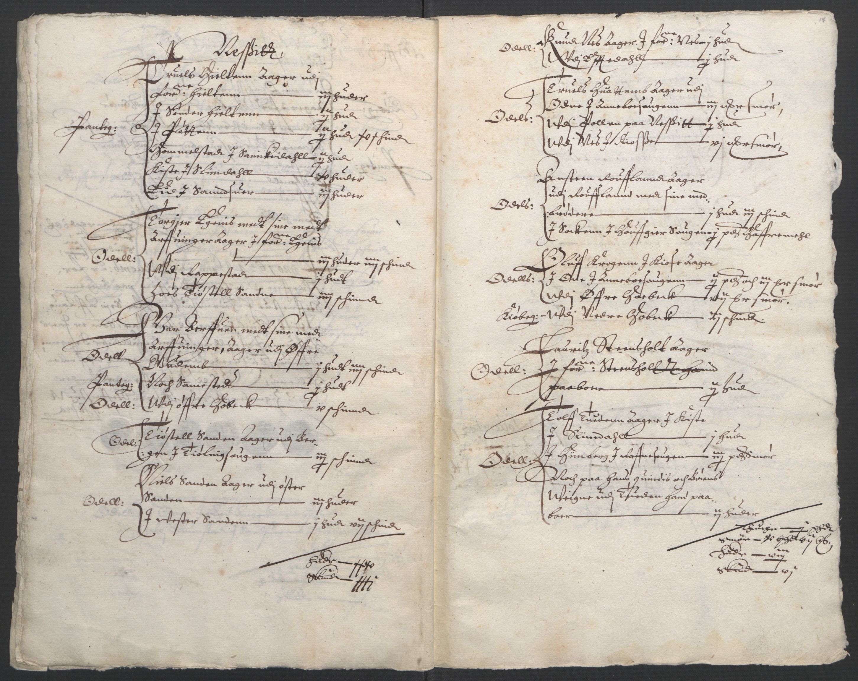 Stattholderembetet 1572-1771, AV/RA-EA-2870/Ek/L0009/0001: Jordebøker til utlikning av rosstjeneste 1624-1626: / Odelsjordebøker for noen vikværske len, 1624-1626, s. 220