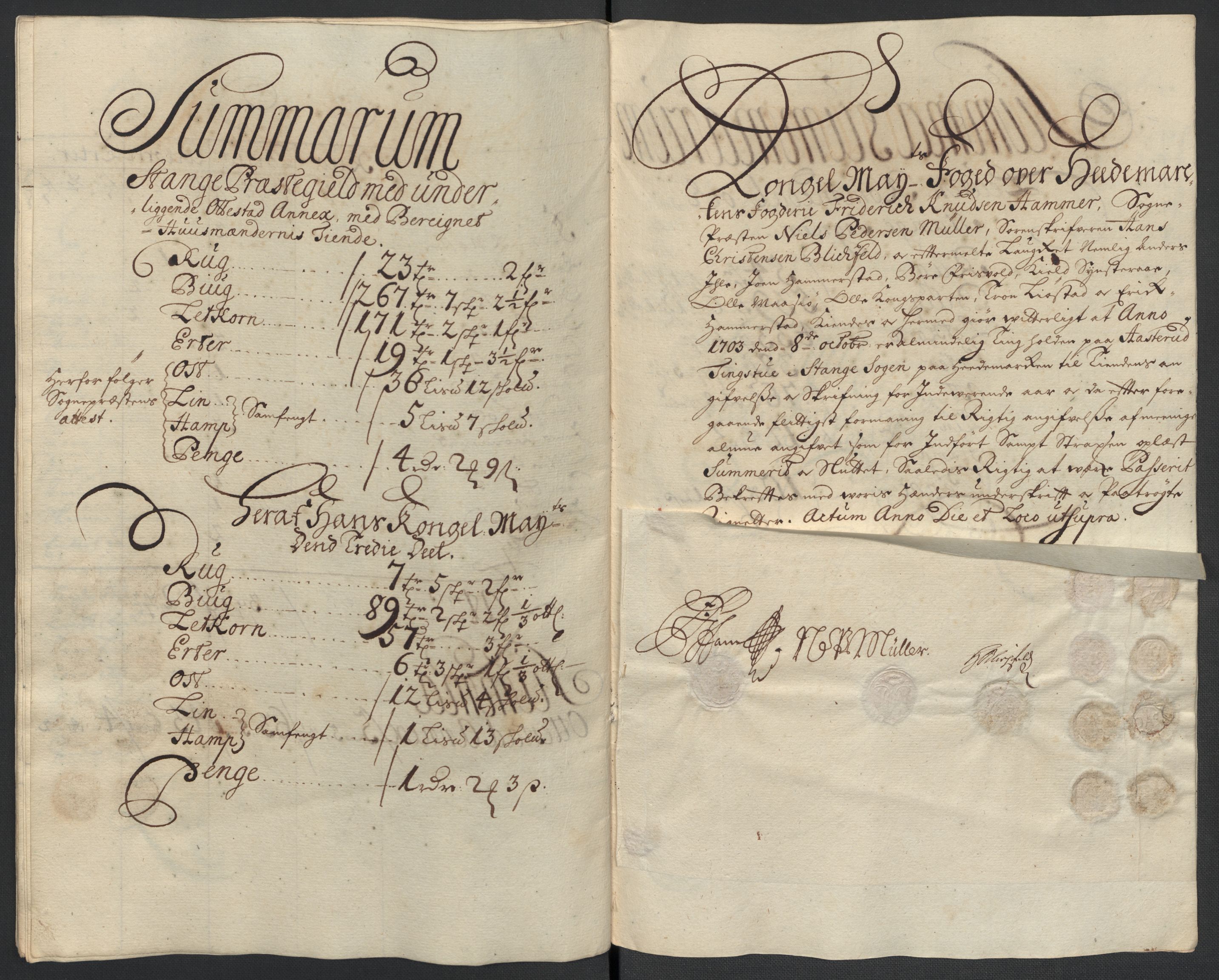 Rentekammeret inntil 1814, Reviderte regnskaper, Fogderegnskap, RA/EA-4092/R16/L1041: Fogderegnskap Hedmark, 1703-1704, s. 69