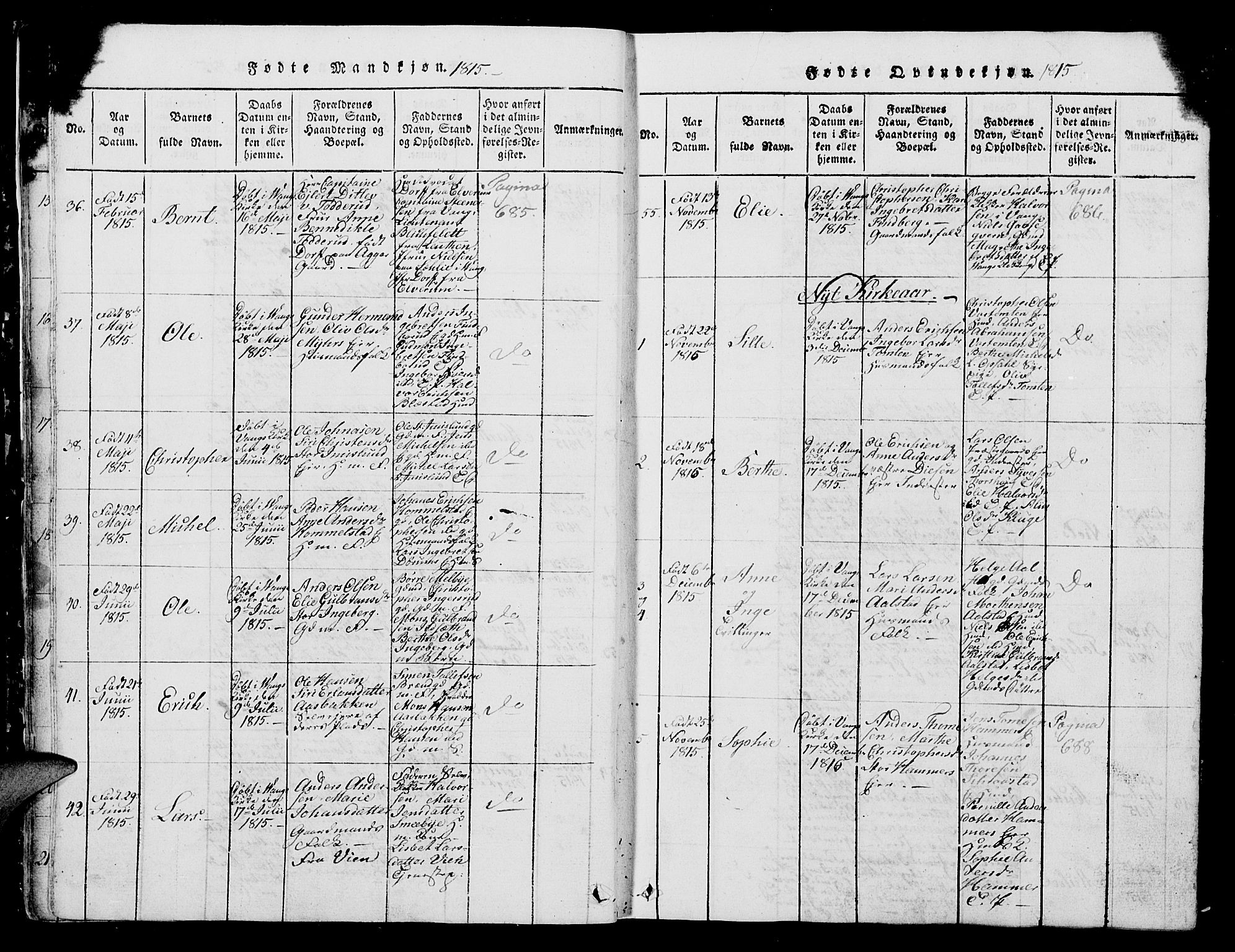 Vang prestekontor, Hedmark, AV/SAH-PREST-008/H/Ha/Hab/L0004: Klokkerbok nr. 4, 1813-1827, s. 25-26