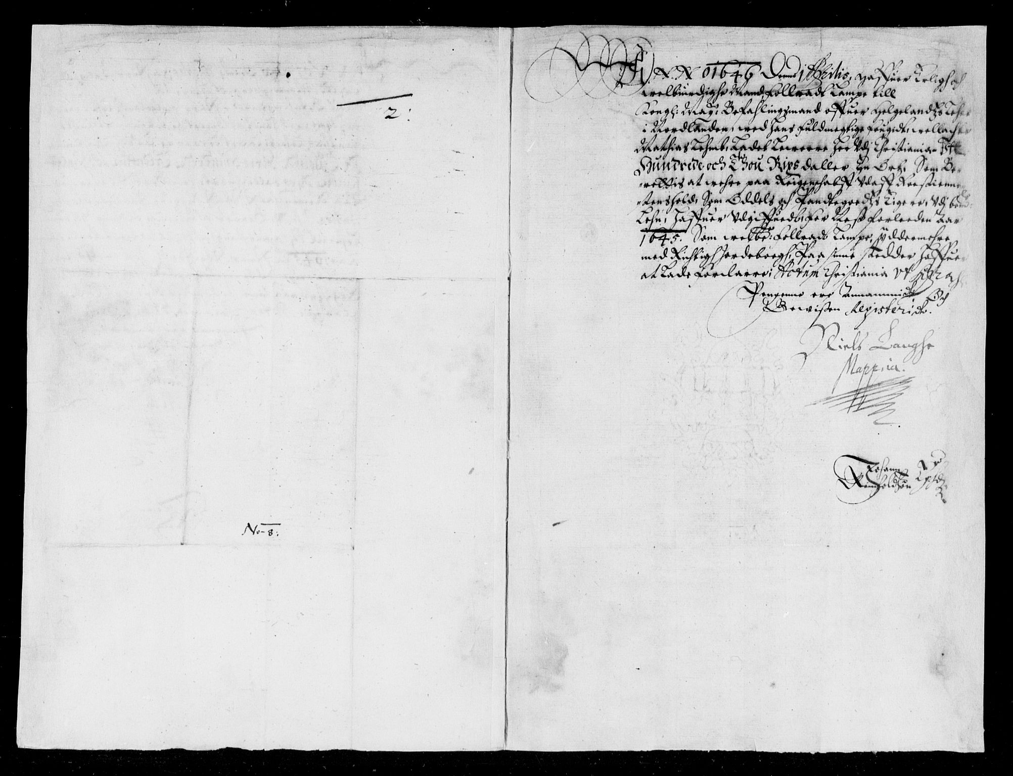 Rentekammeret inntil 1814, Reviderte regnskaper, Lensregnskaper, AV/RA-EA-5023/R/Rb/Rbz/L0033: Nordlandenes len, 1638-1647