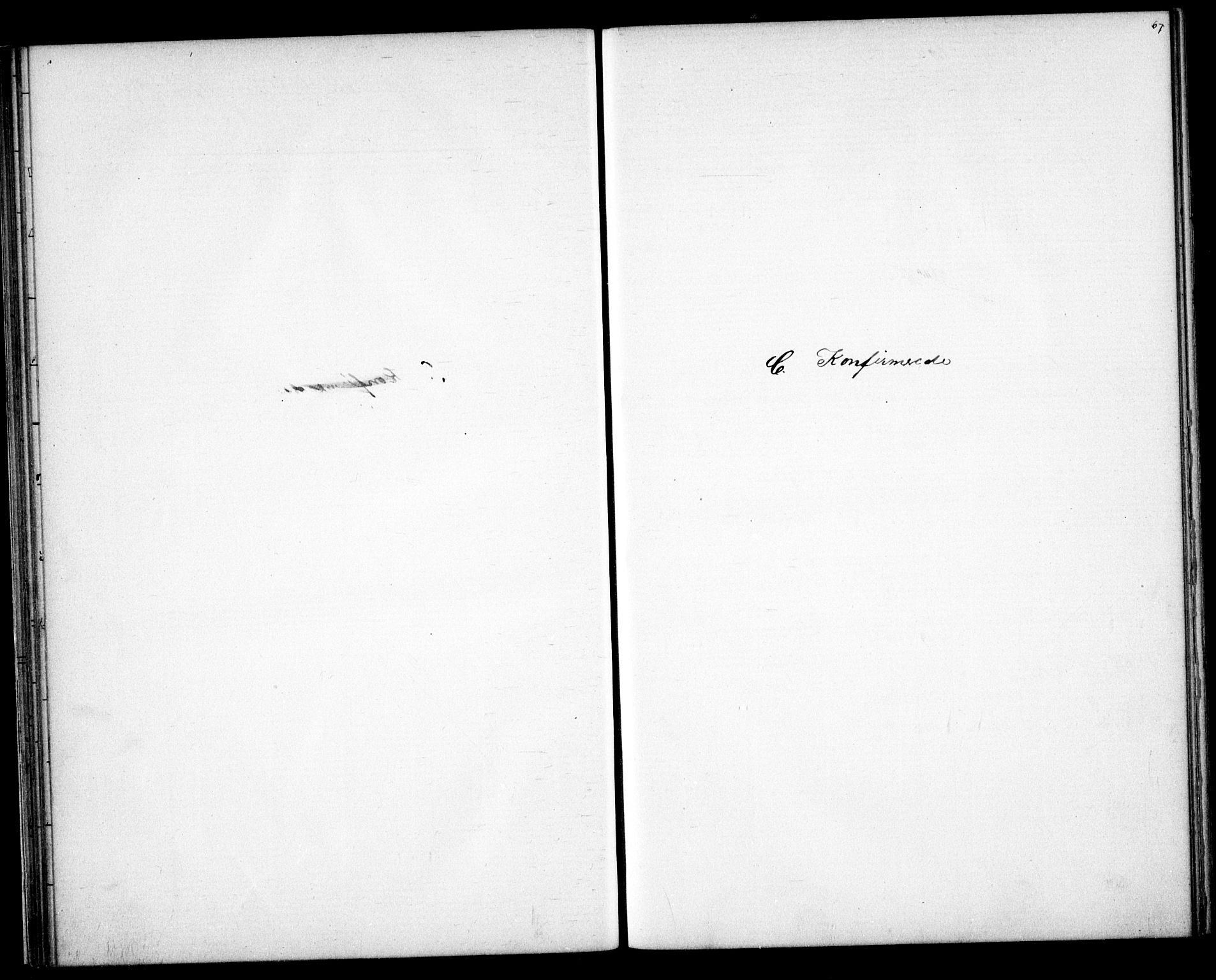 Valle sokneprestkontor, SAK/1111-0044/F/Fb/Fba/L0002: Klokkerbok nr. B 2, 1882-1894, s. 67