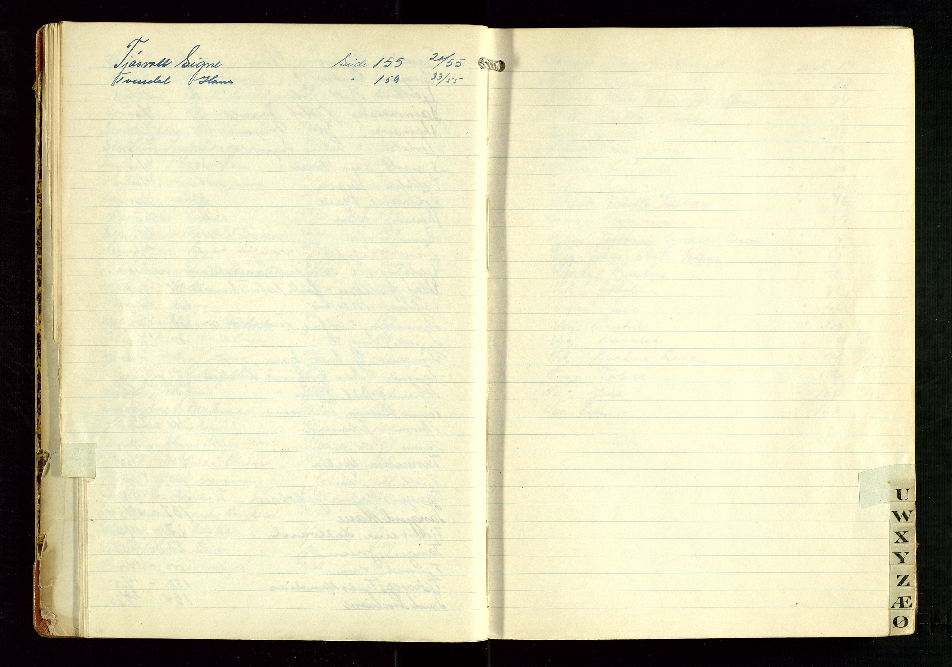 Skudenes lensmannskontor, AV/SAST-A-100444/Gga/L0008: "Protokoll over anmeldte dødsfall", 1949-1956