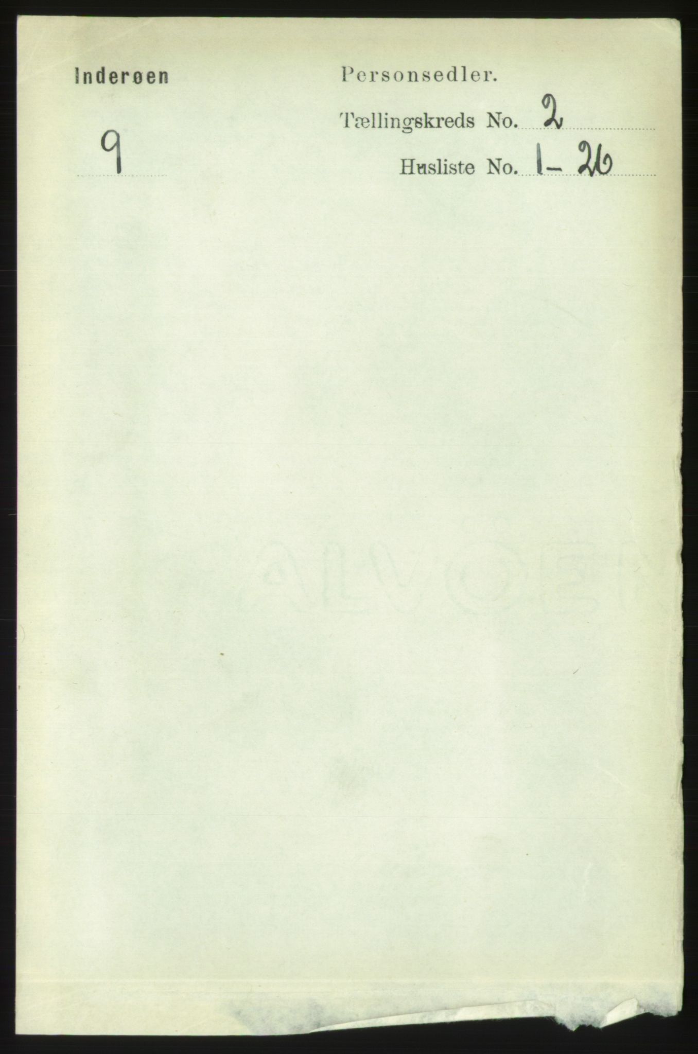 RA, Folketelling 1891 for 1729 Inderøy herred, 1891, s. 1288