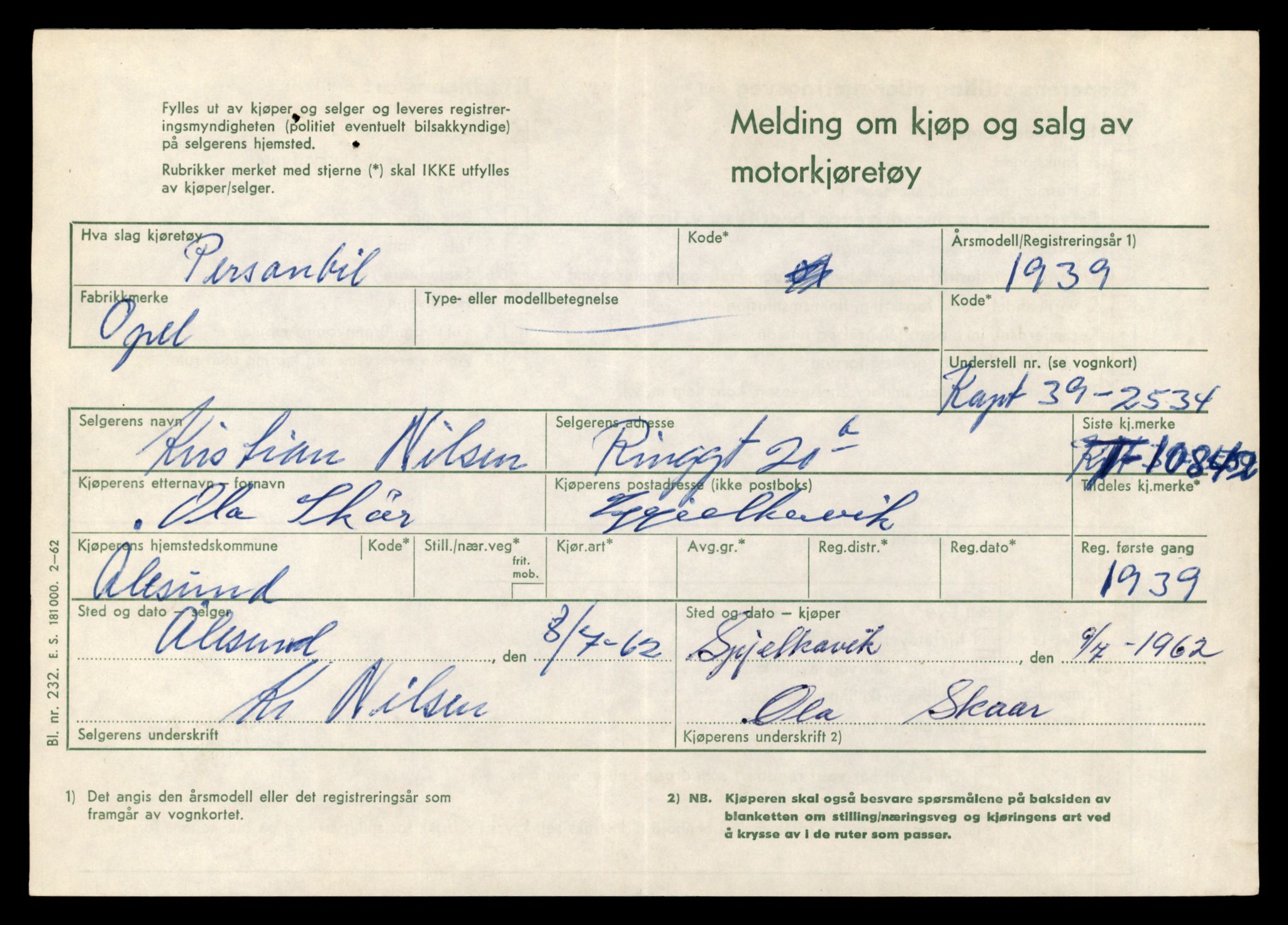 Møre og Romsdal vegkontor - Ålesund trafikkstasjon, AV/SAT-A-4099/F/Fe/L0024: Registreringskort for kjøretøy T 10810 - T 10930, 1927-1998, s. 869