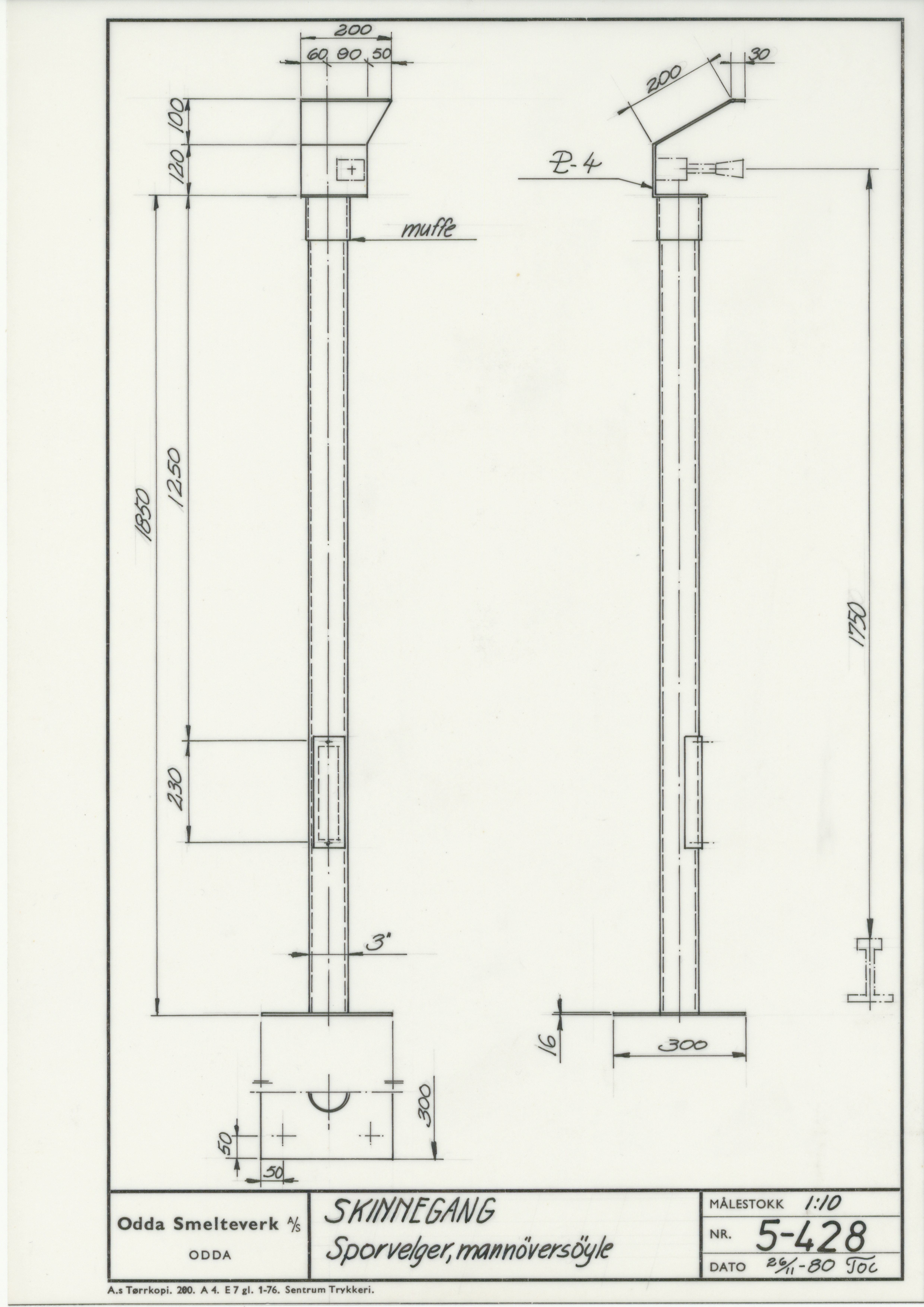 Odda smelteverk AS, KRAM/A-0157.1/T/Td/L0005: Gruppe 5. Transport, taubane, 1954-1994, s. 115