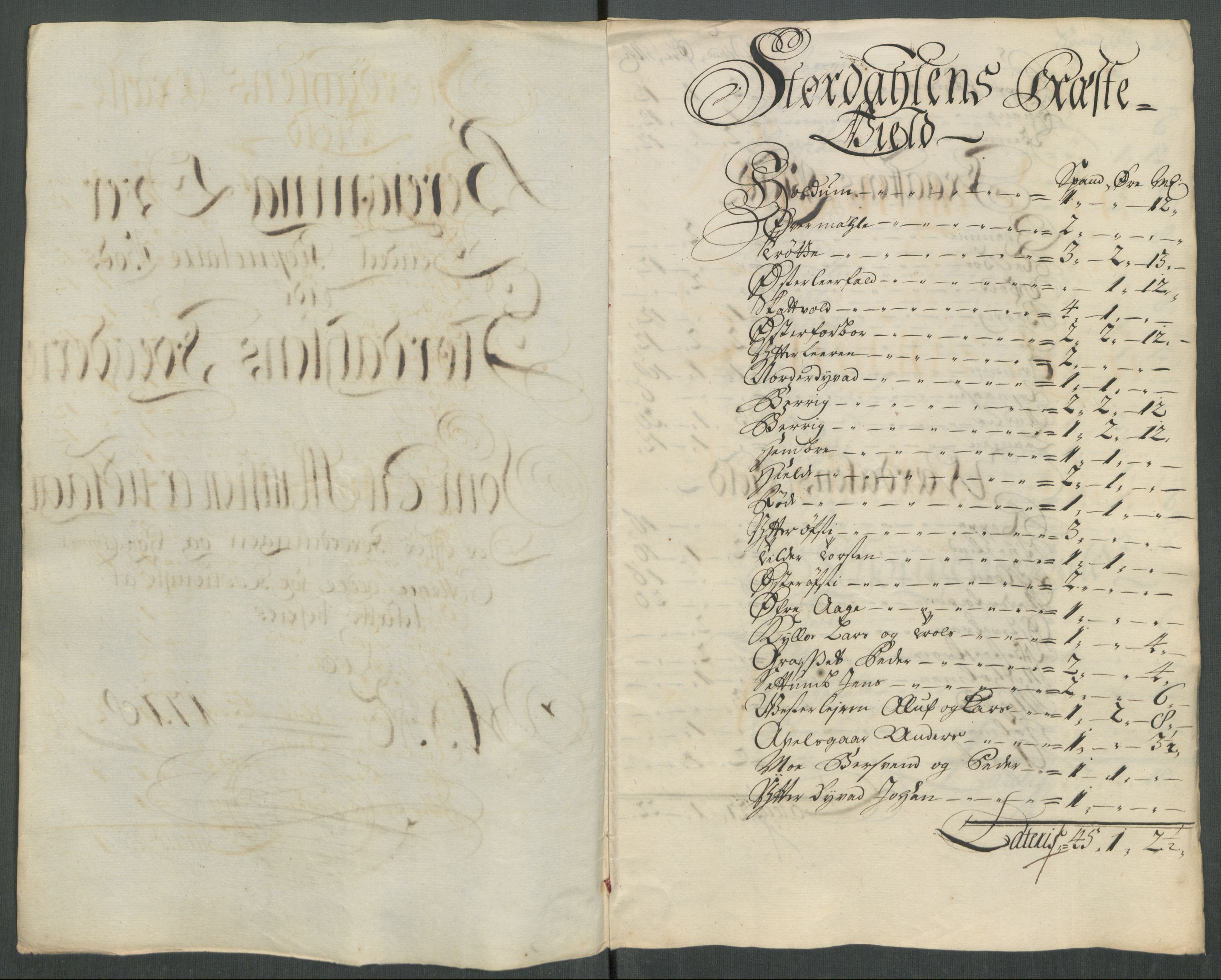 Rentekammeret inntil 1814, Reviderte regnskaper, Fogderegnskap, RA/EA-4092/R62/L4208: Fogderegnskap Stjørdal og Verdal, 1718, s. 101