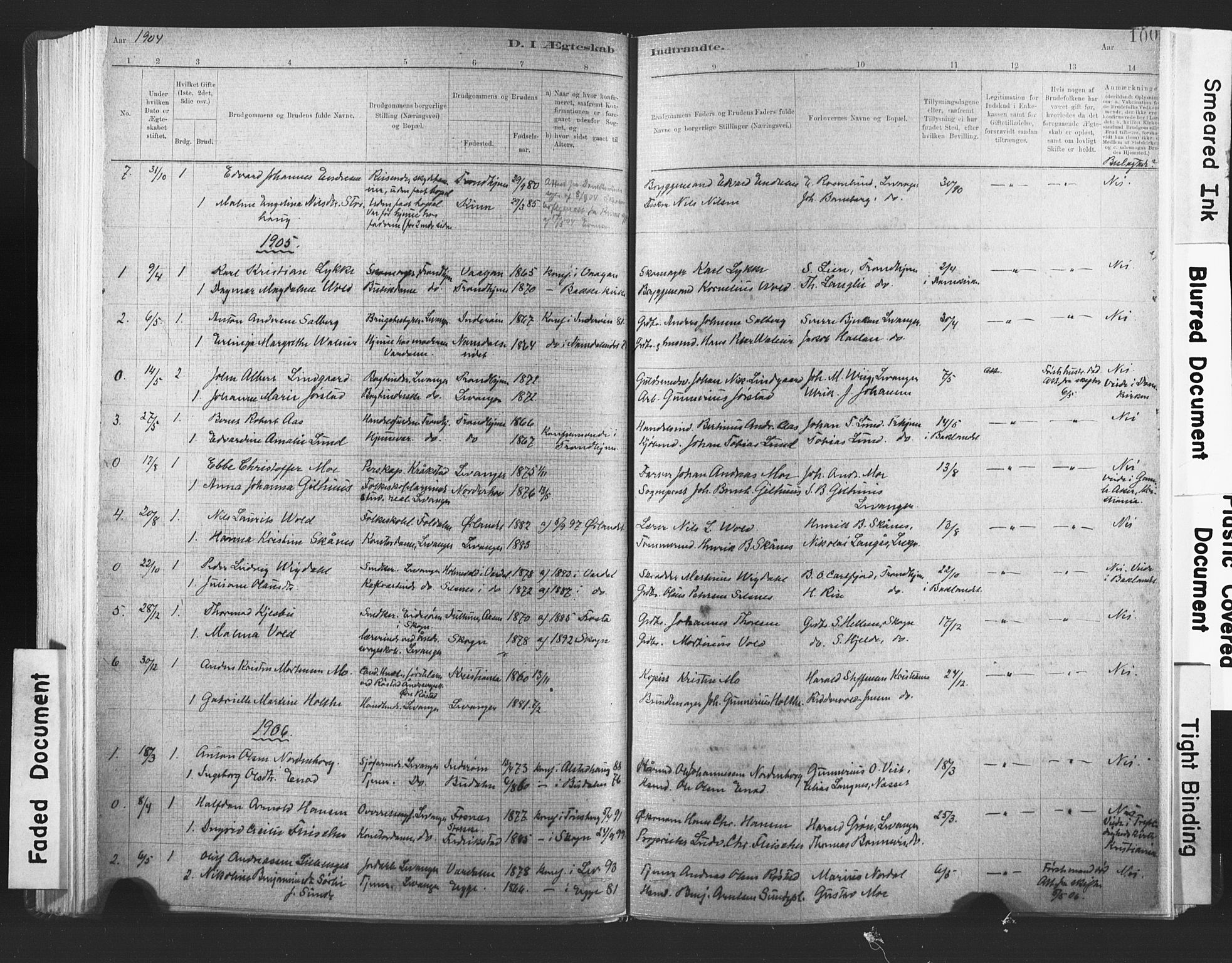 Ministerialprotokoller, klokkerbøker og fødselsregistre - Nord-Trøndelag, AV/SAT-A-1458/720/L0189: Ministerialbok nr. 720A05, 1880-1911, s. 100