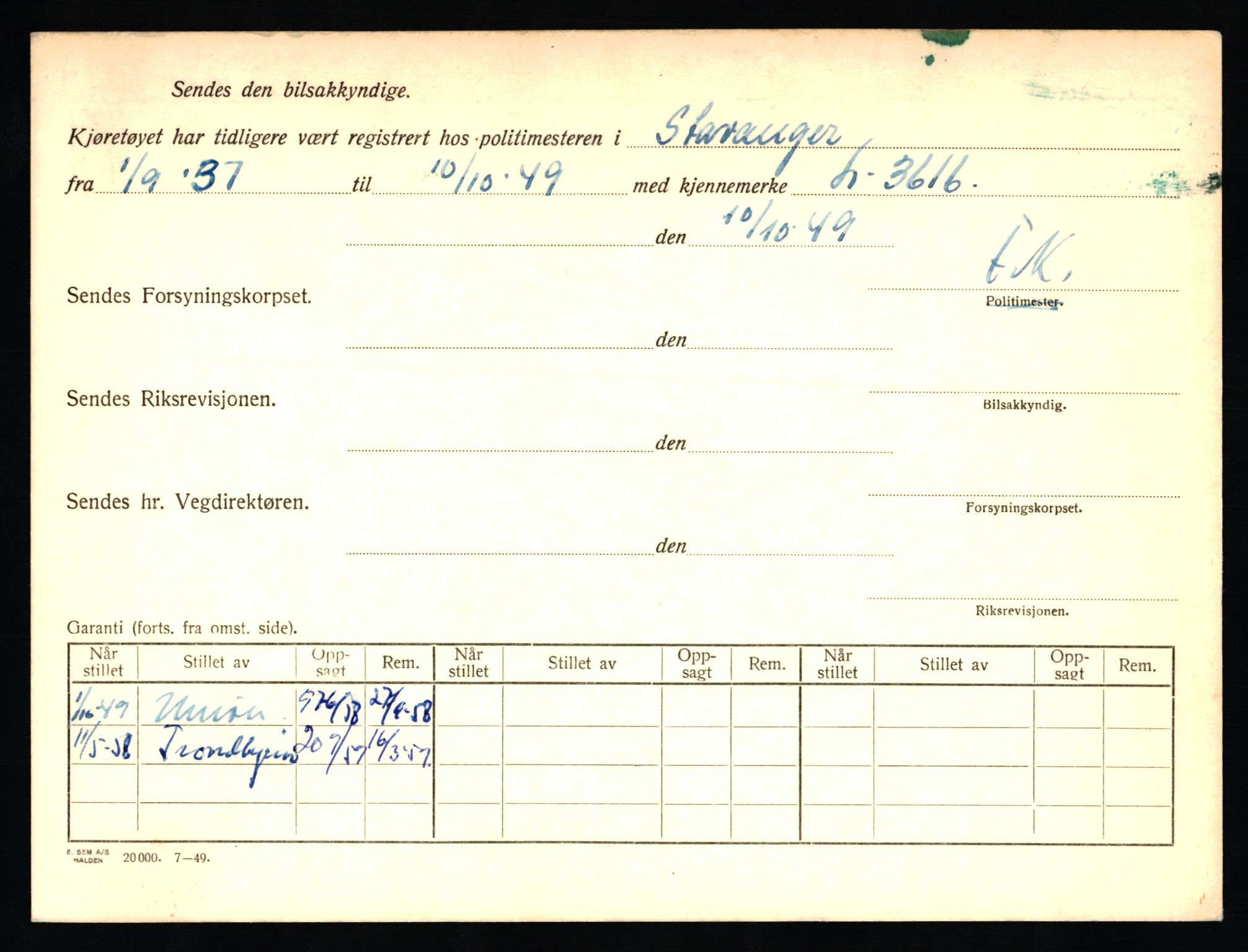 Stavanger trafikkstasjon, AV/SAST-A-101942/0/F/L0014: L-5080 - L-5499, 1930-1971, s. 90