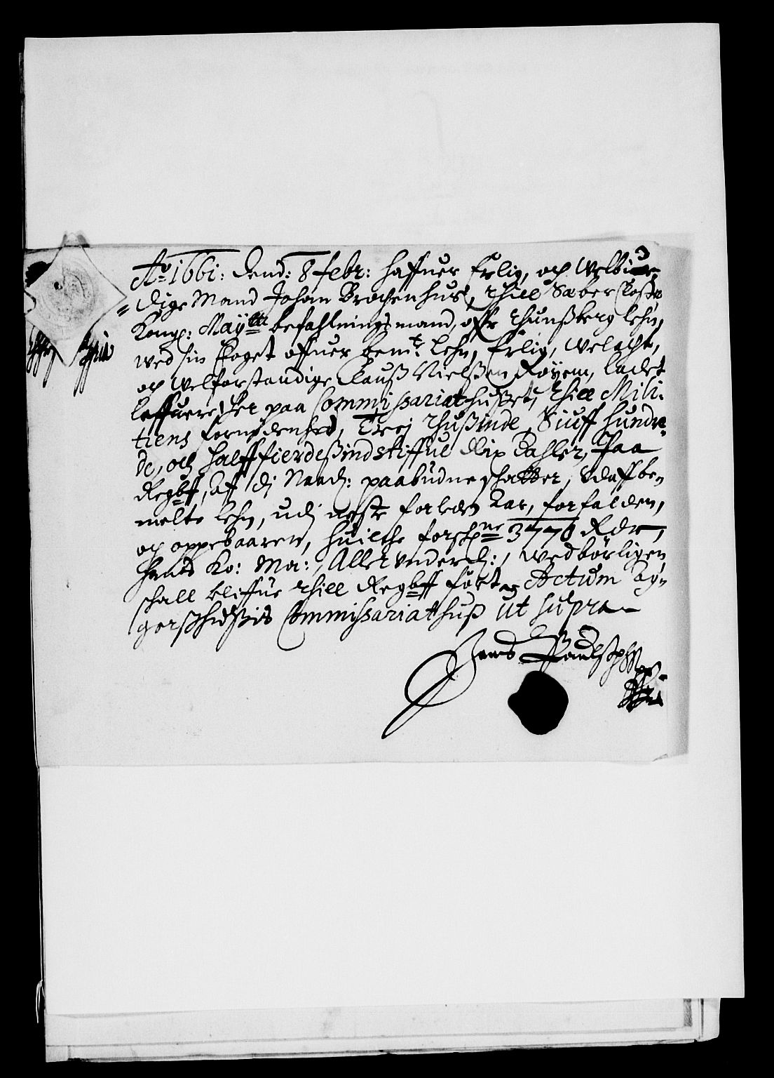 Rentekammeret inntil 1814, Reviderte regnskaper, Lensregnskaper, AV/RA-EA-5023/R/Rb/Rbo/L0035: Tønsberg len, 1658-1661