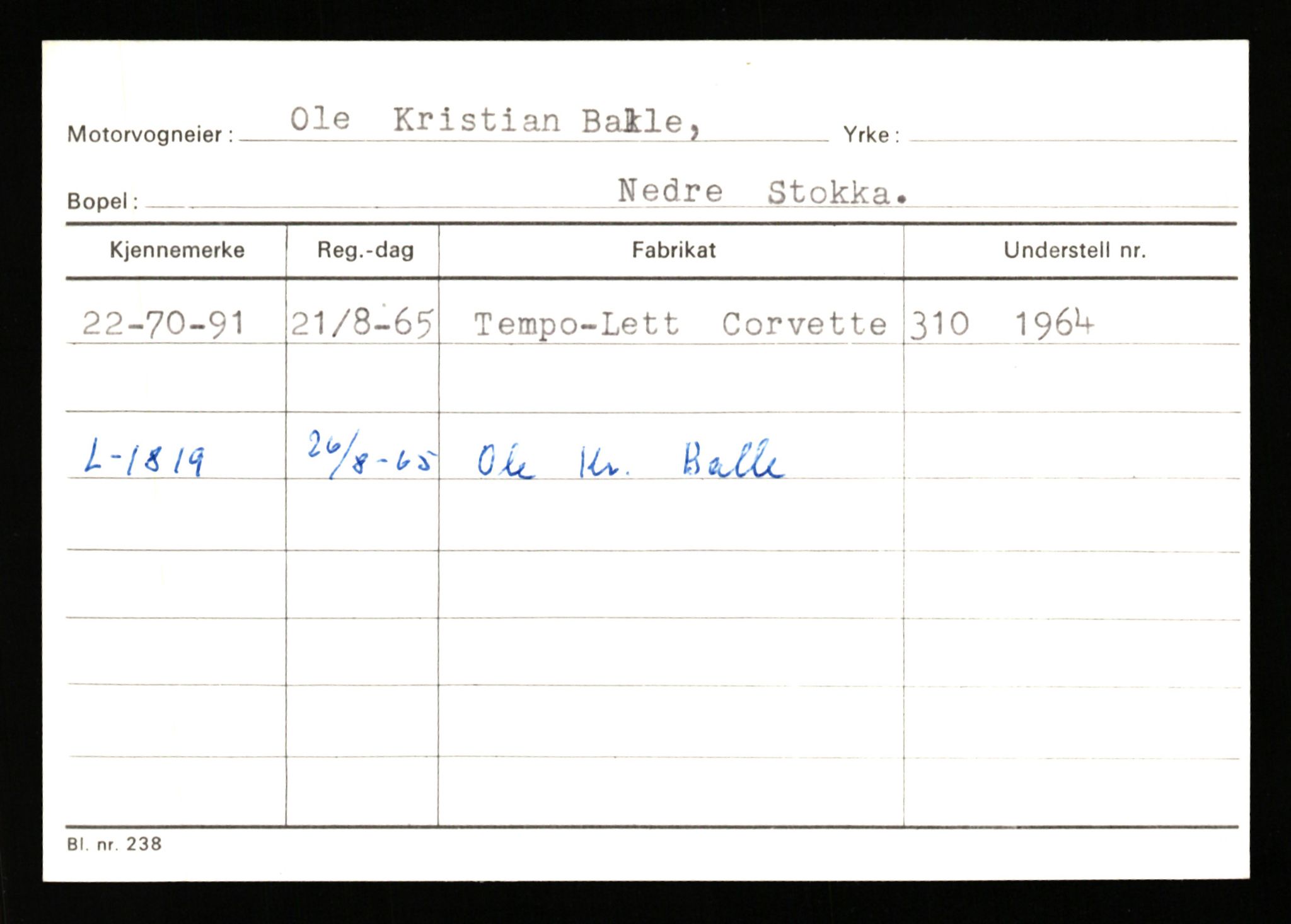 Stavanger trafikkstasjon, AV/SAST-A-101942/0/G/L0010: Registreringsnummer: 130000 - 239953, 1930-1971, s. 2811