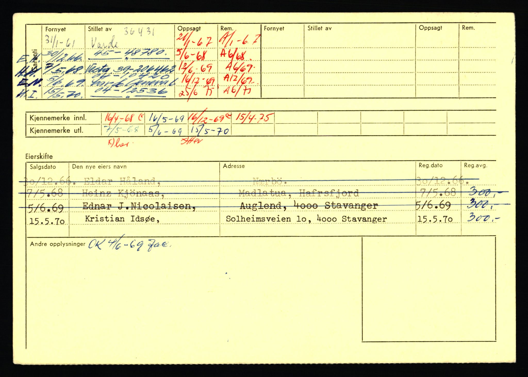 Stavanger trafikkstasjon, AV/SAST-A-101942/0/F/L0053: L-52900 - L-54199, 1930-1971, s. 946