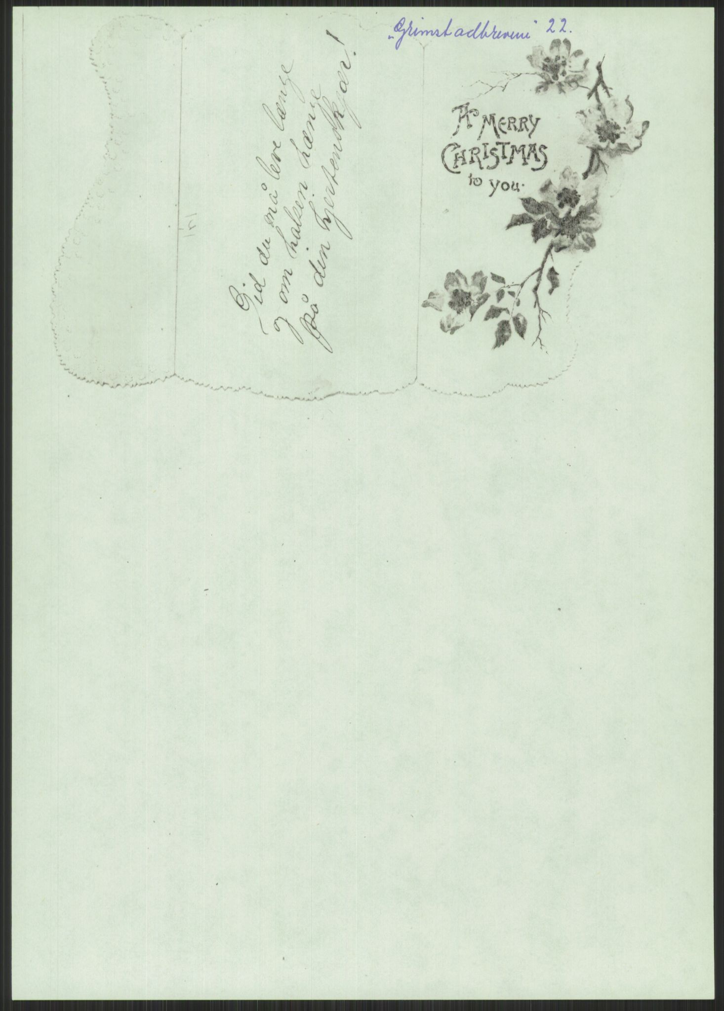 Samlinger til kildeutgivelse, Amerikabrevene, AV/RA-EA-4057/F/L0025: Innlån fra Aust-Agder: Aust-Agder-Arkivet, Grimstadbrevene, 1838-1914, s. 223