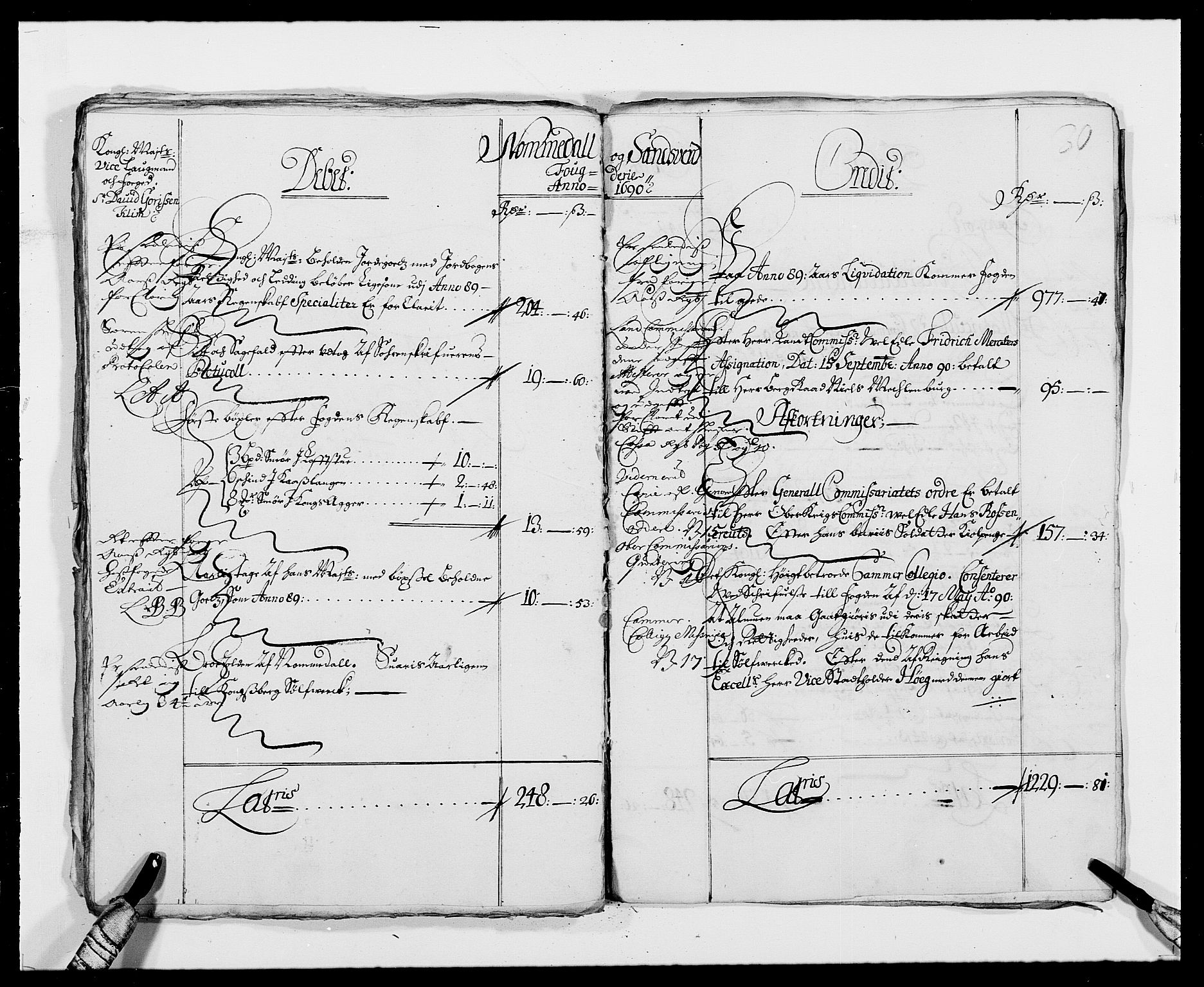 Rentekammeret inntil 1814, Reviderte regnskaper, Fogderegnskap, RA/EA-4092/R24/L1573: Fogderegnskap Numedal og Sandsvær, 1687-1691, s. 252