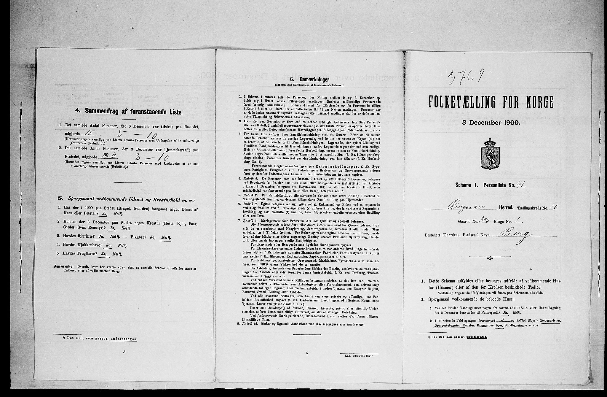 SAH, Folketelling 1900 for 0412 Ringsaker herred, 1900, s. 3030