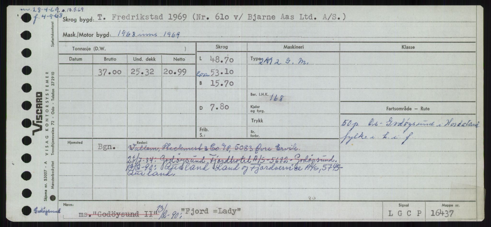 Sjøfartsdirektoratet med forløpere, Skipsmålingen, AV/RA-S-1627/H/Ha/L0002/0001: Fartøy, Eik-Hill / Fartøy, Eik-F, s. 493